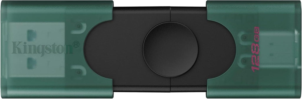 Kingston DataTraveler Duo Dual Interface USB Flash Drive, 128GB 3