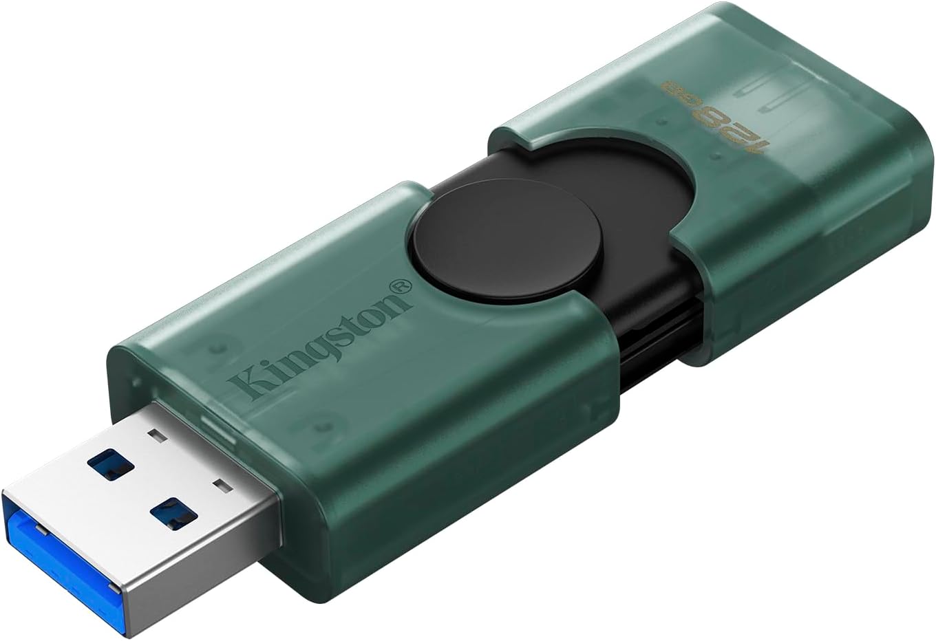 Kingston DataTraveler Duo Dual Interface USB Flash Drive, 128GB 2