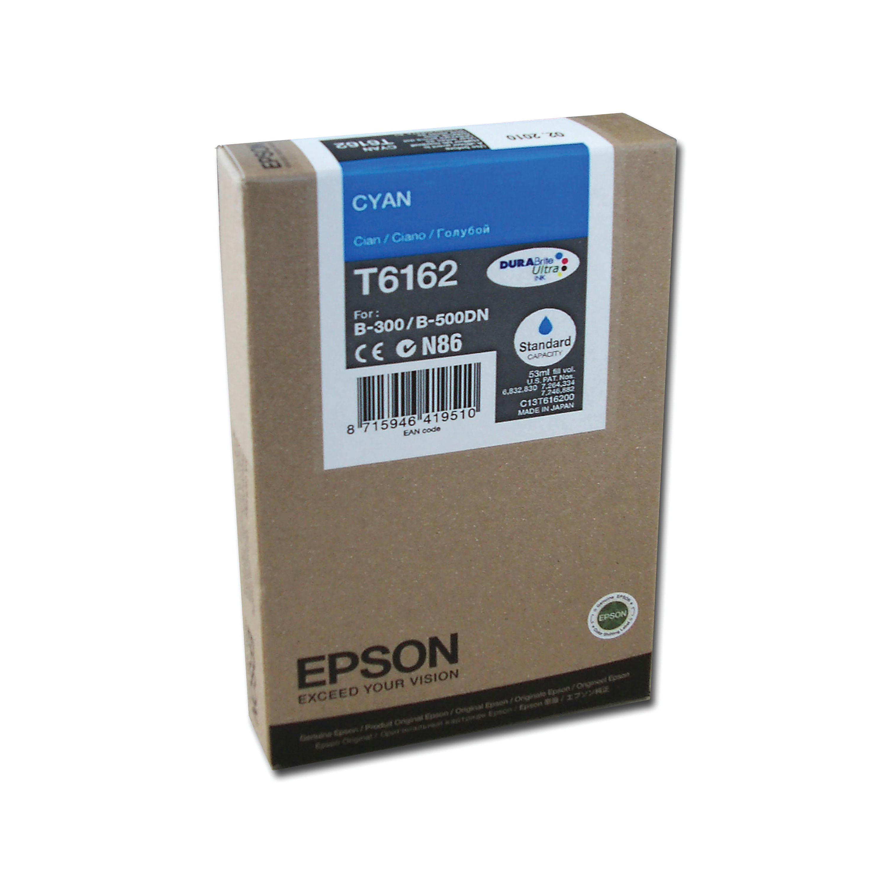 Epson T6162 DURABrite Ultra Ink Cartridge Cyan C13T616200_2