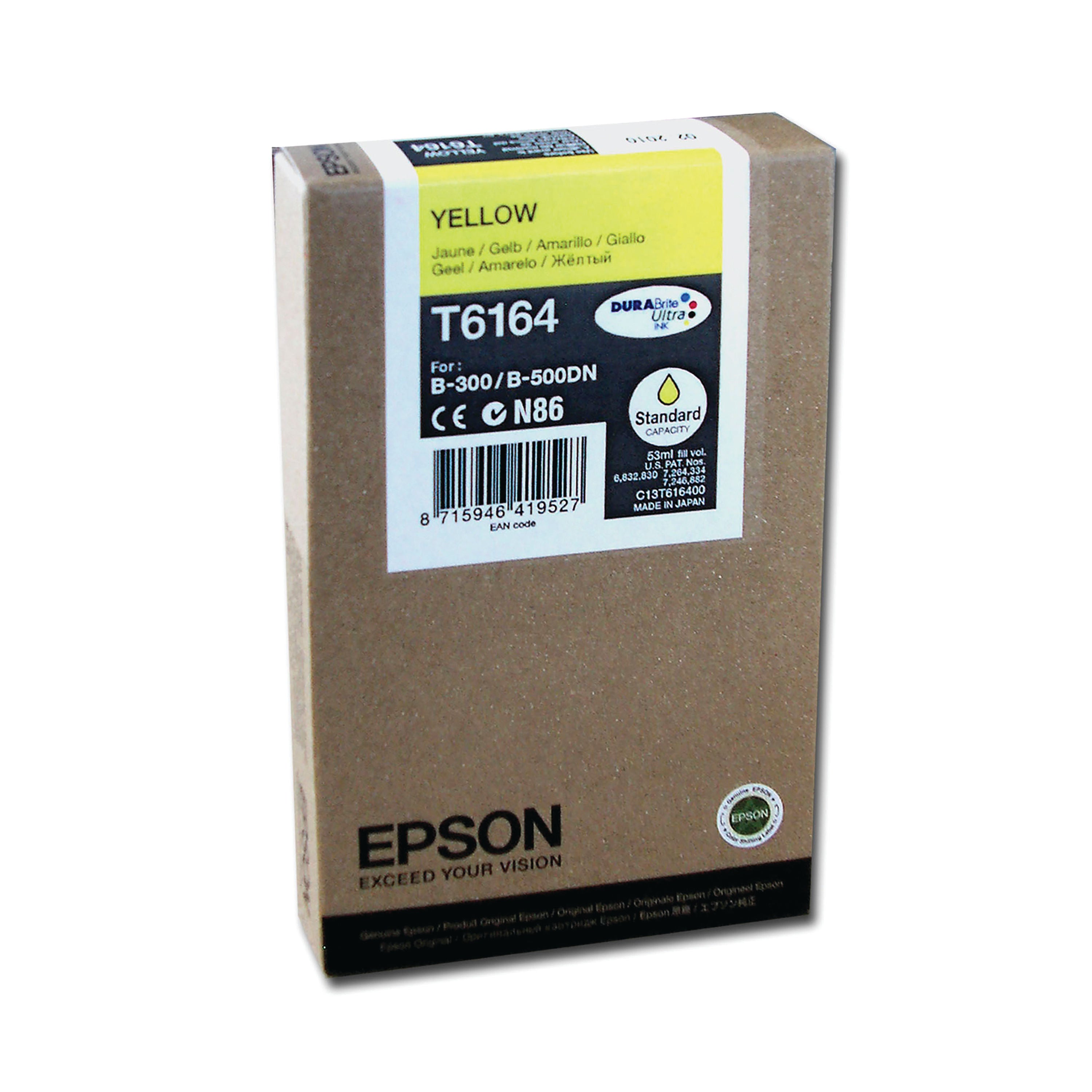 Epson T6164 DURABrite Ultra Ink Cartridge Yellow C13T616400_2
