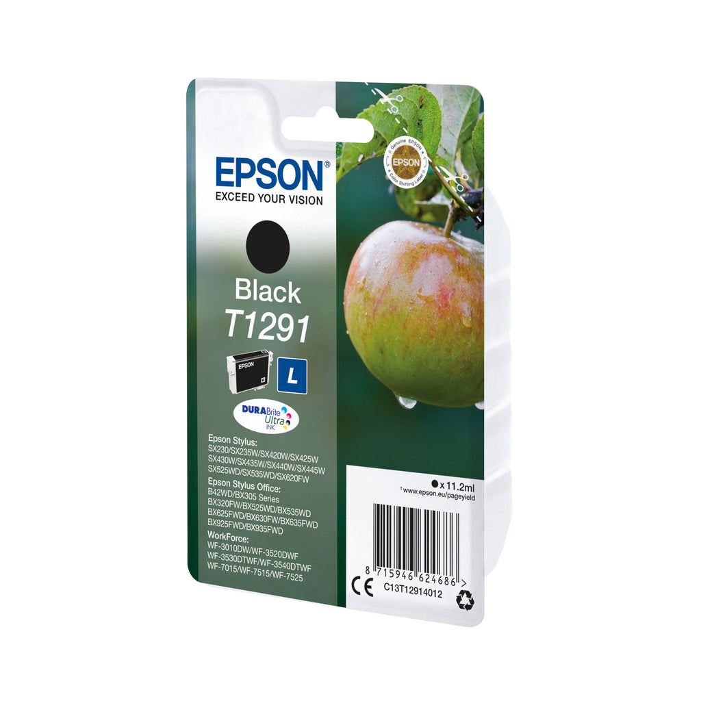 Epson T1291 Apple DURABrite Ultra Ink Cartridge Black C13T12914012_2