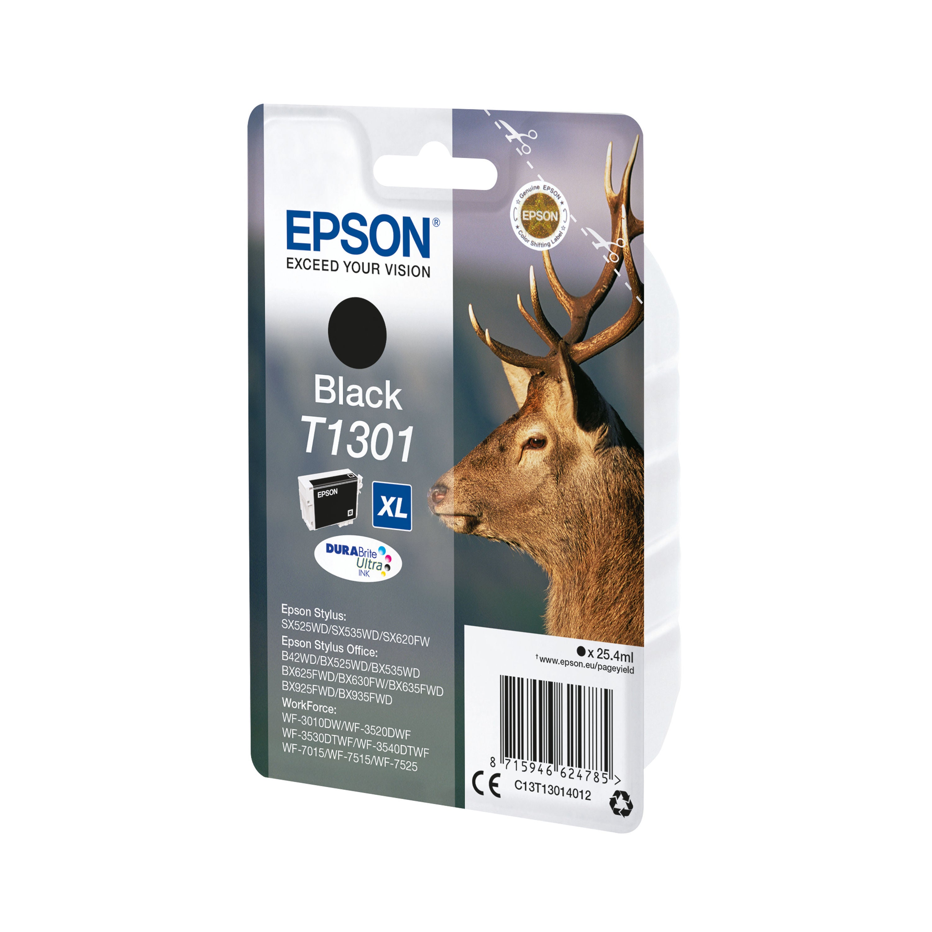 Epson T1301 Stag DURABrite Ultra Ink Cartridge Black C13T13014012_2