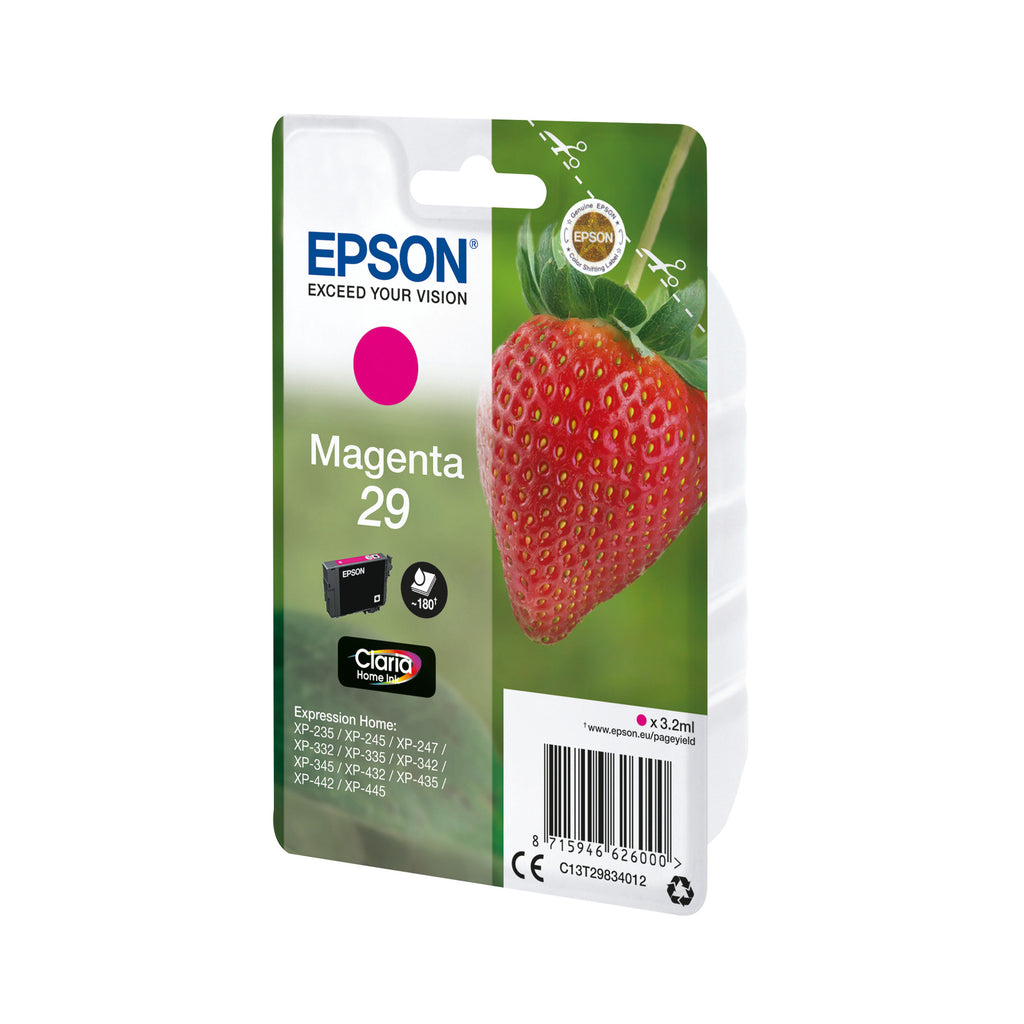 Epson 29 Strawberry Claria Home Ink Cartridge Magenta C13T29834012_2