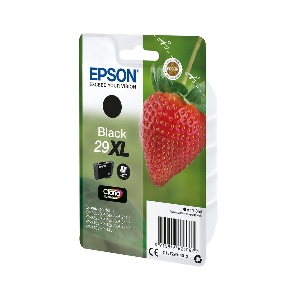 Epson 29XL Strawberry Claria Home Ink Cartridge High Yield Black C13T29914012_2