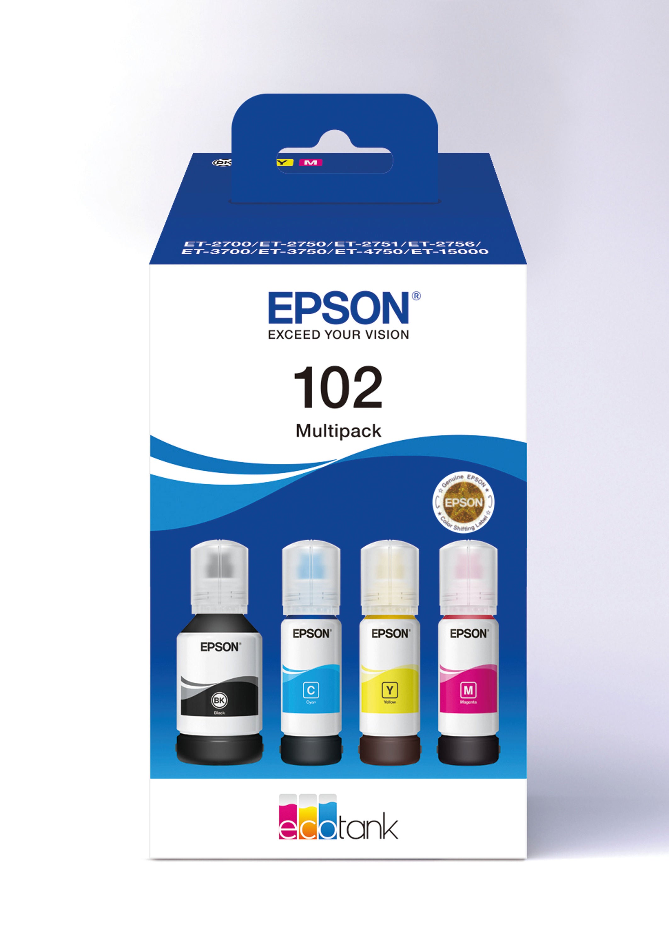 Epson 102 EcoTank Ink Bottle CMYK Multipack C13T03R640_2