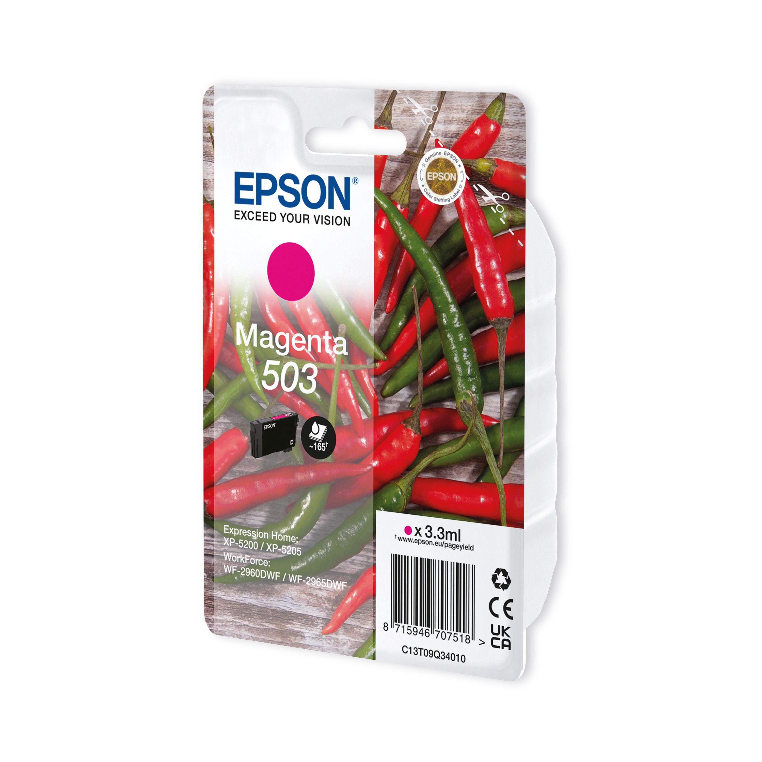 Epson 503 Chillies Ink Cartridge Magenta C13T09Q34010_2