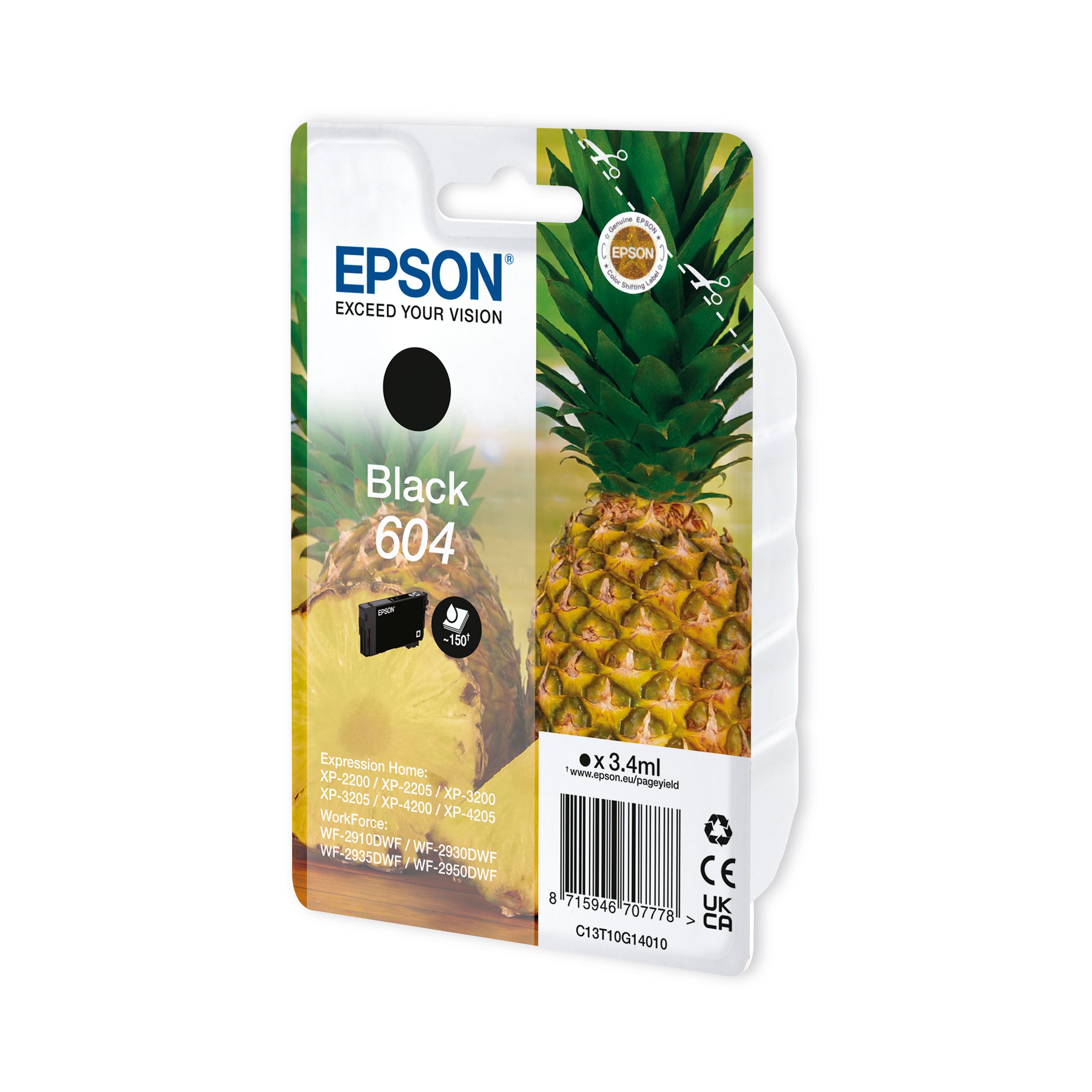 Epson 604 Pineapple Ink Cartridge Black C13T10G14010_2