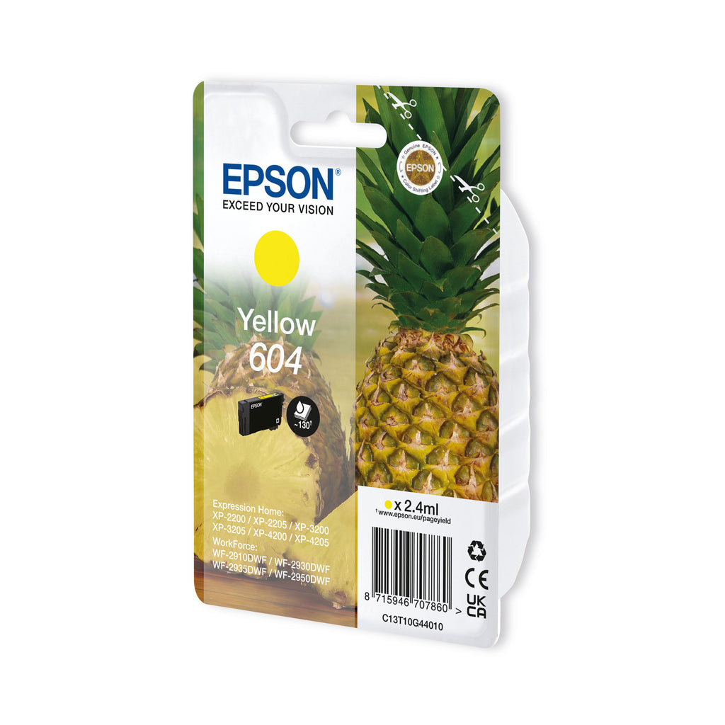 Epson 604 Pineapple Ink Cartridge Yellow C13T10G44010_2