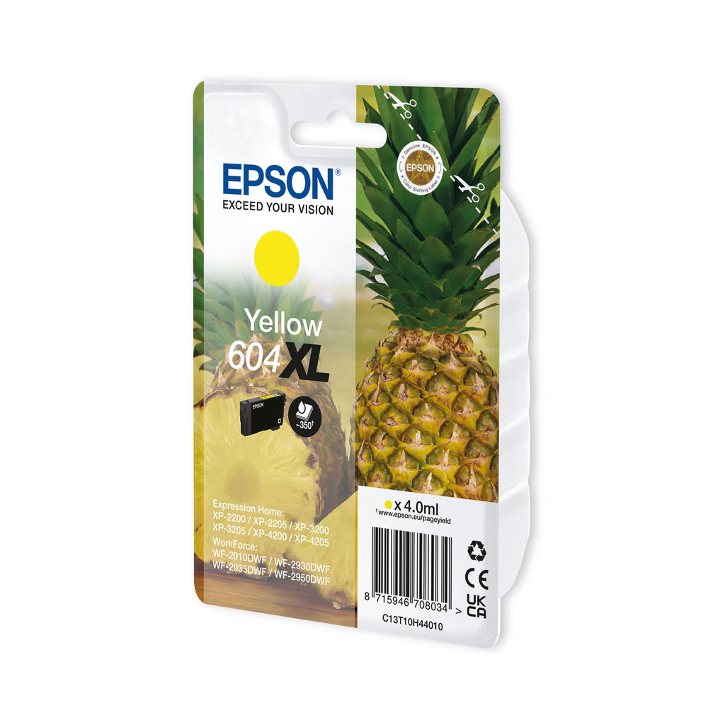 Epson 604XL Pineapple Ink Cartridge High Yield Yellow C13T10H44010_2