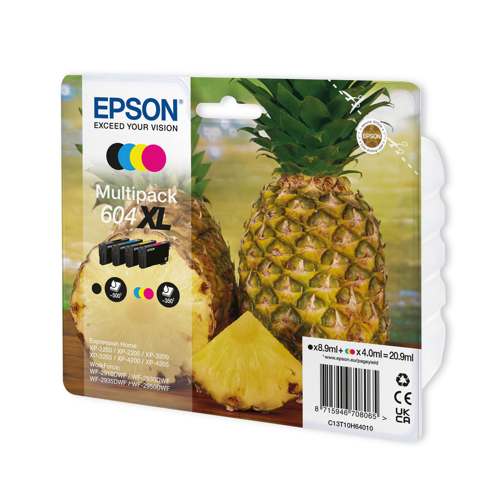 Epson 604XL Pineapple Ink Cartridge High Yield CMYK Multipack C13T10H64010_2