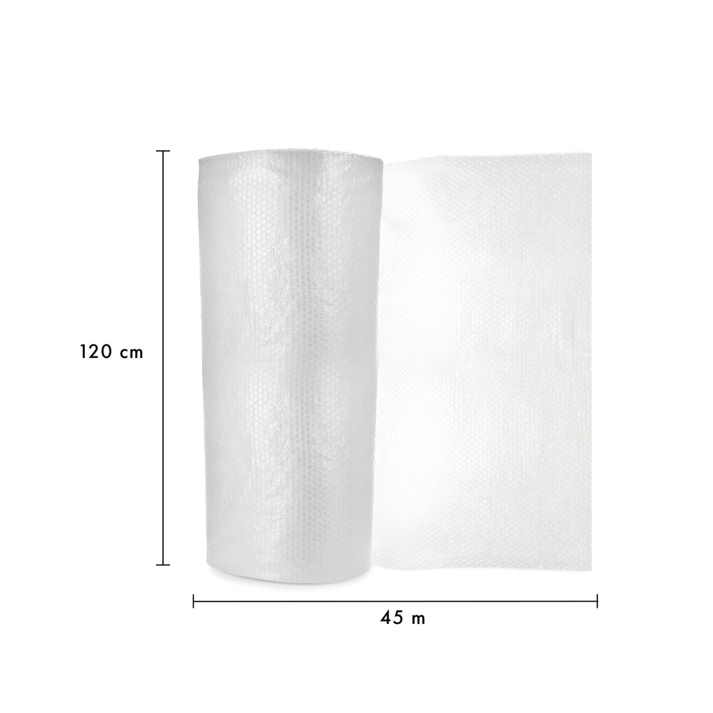 5 Star Bubble Wrap Roll Large Bubble 1200mmx45m Clear FS678811_2