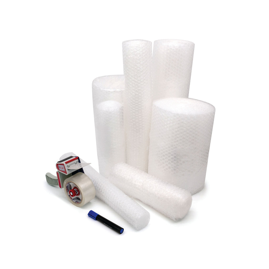 5 Star Bubble Wrap Roll Large Bubble 1200mmx45m Clear FS678811_3