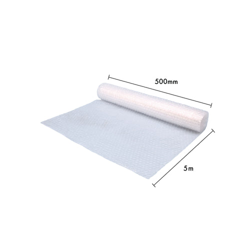 5 Star Bubble Wrap Roll Small Bubble 500mmx5m Clear FS678862_2