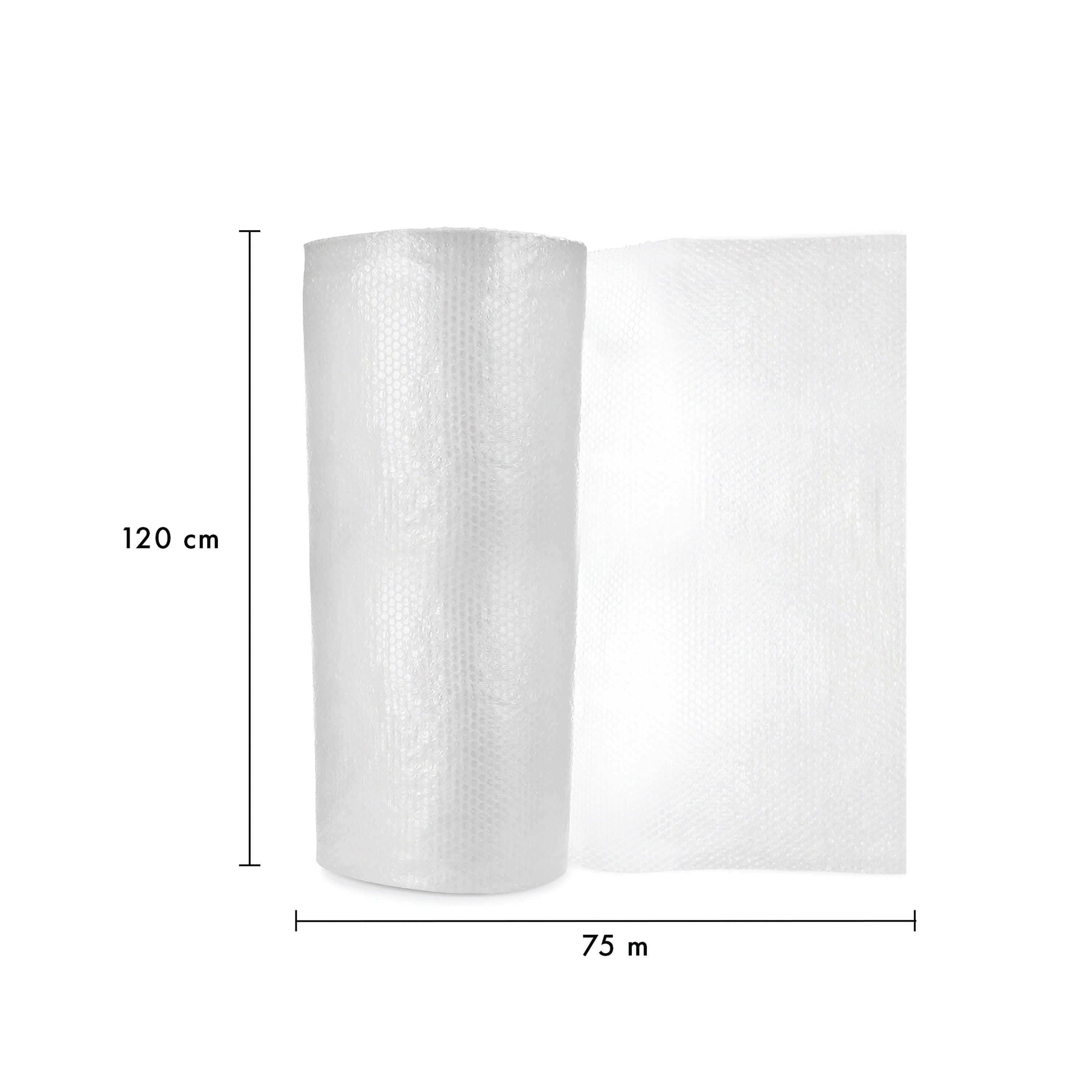5 Star Bubble Wrap Roll Small Bubble 1200mmx75m Clear FS678918_3