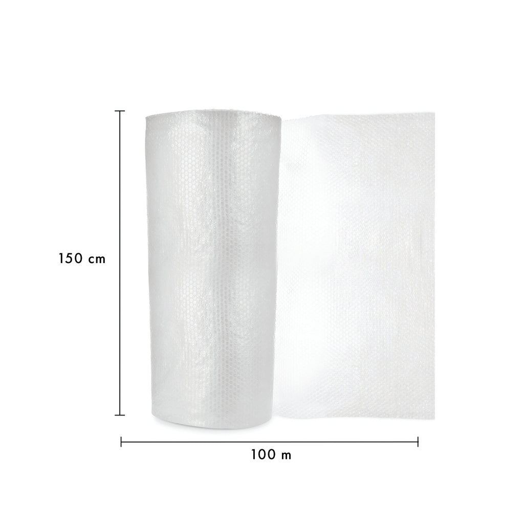 5 Star Bubble Wrap Roll Small Bubble 1500mmx100m Clear FS678976_3