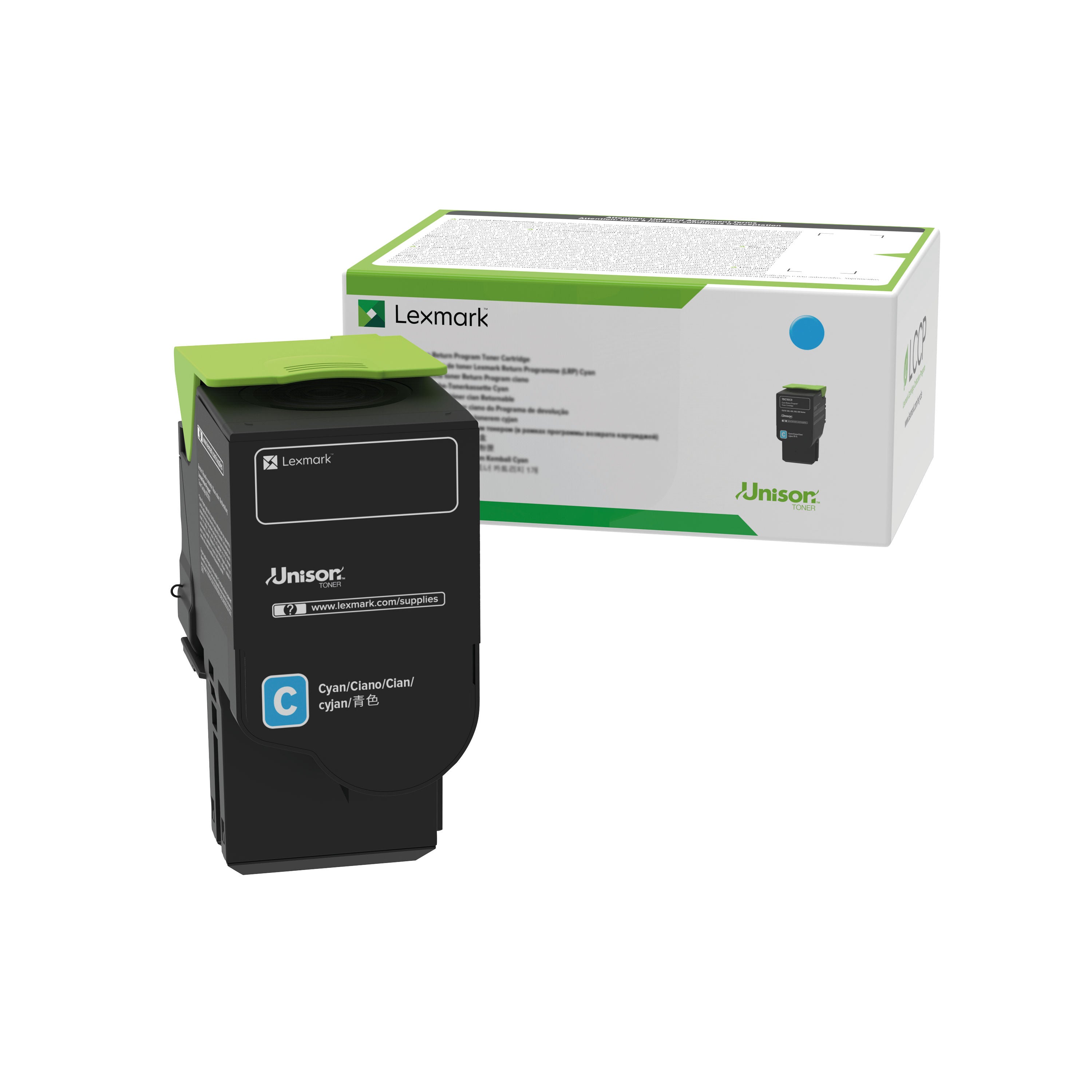 Lexmark CS/CX42x Corporate 5K Toner Cartridge Extra High Yield Cyan 78C2XCE