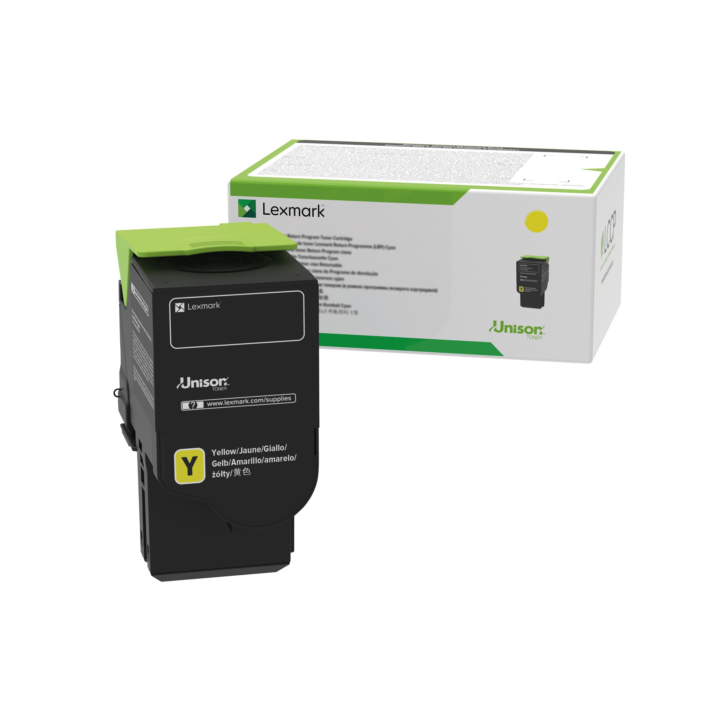 Lexmark CS/CX42x Corporate 5K Toner Cartridge Extra High Yield Yellow 78C2XYE