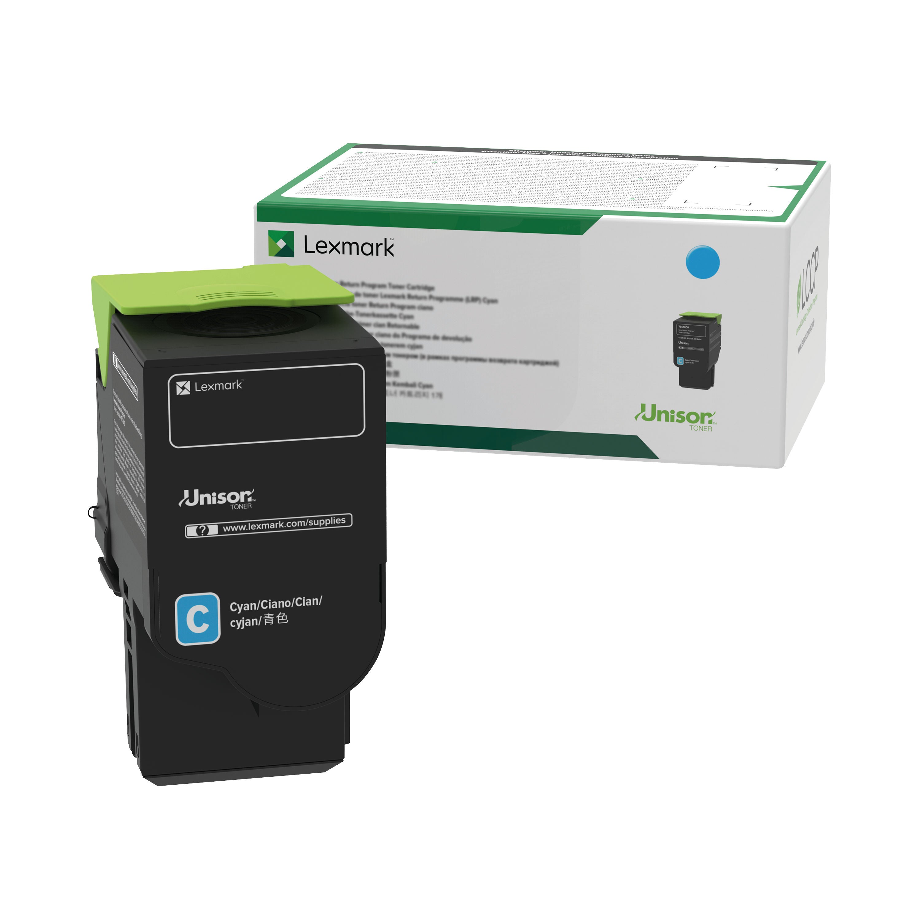 Lexmark C/CM2425 Return Programme 3.5K Toner Cartridge Extra High Yield Cyan C242XC0