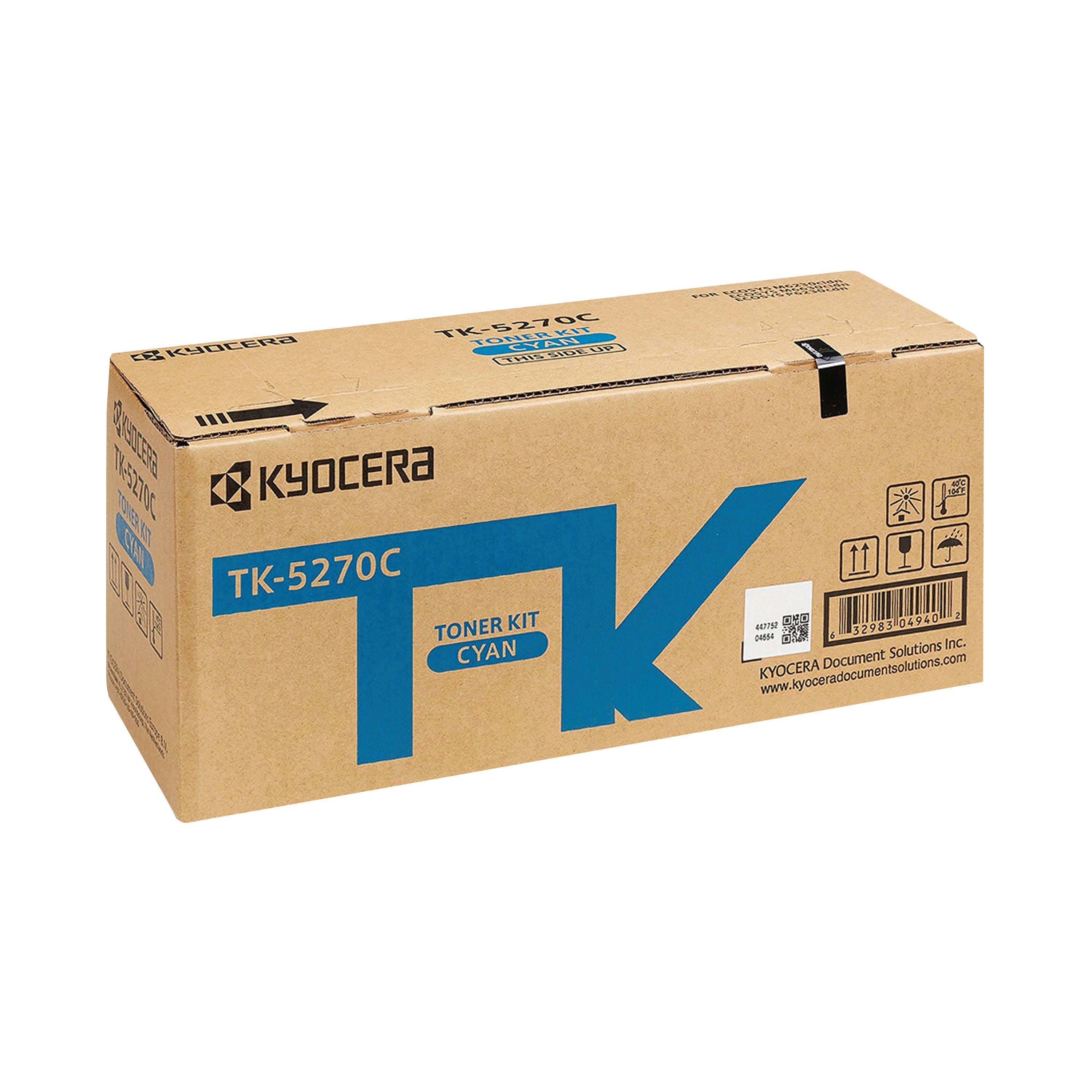 Kyocera TK-5270C Toner Cartridge Cyan 1T02TVCNL0