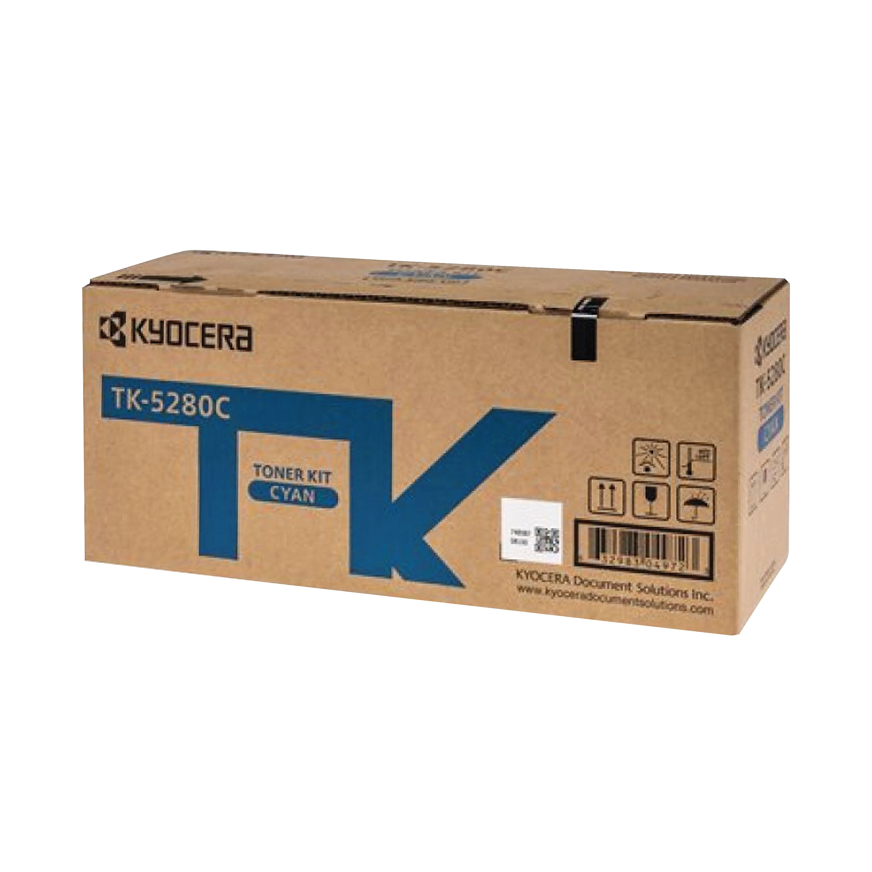 Kyocera TK-5280C Toner Cartridge Cyan 1T02TWCNL0