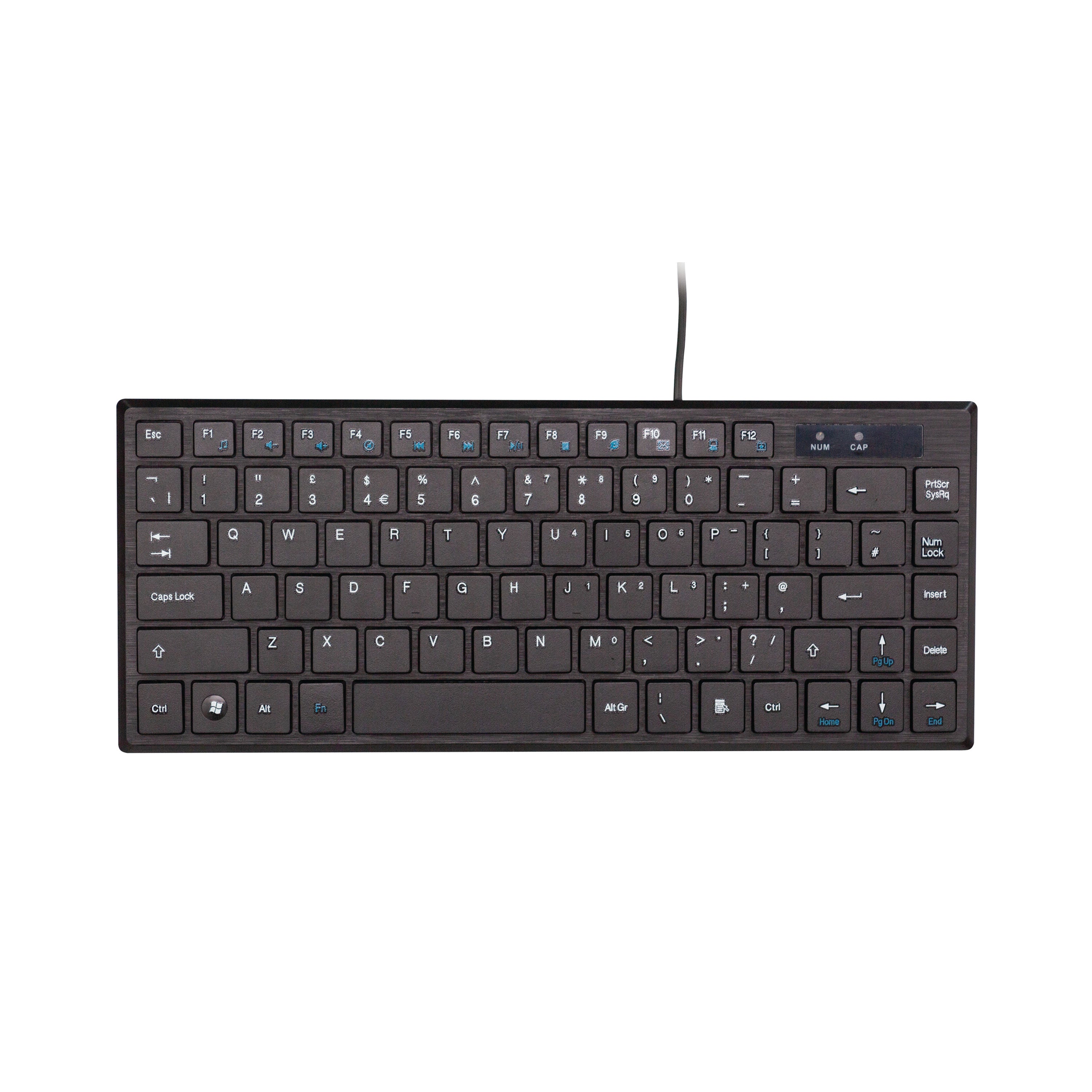 Q-Connect Compact Keyboard QWERTY Black KF14361_2