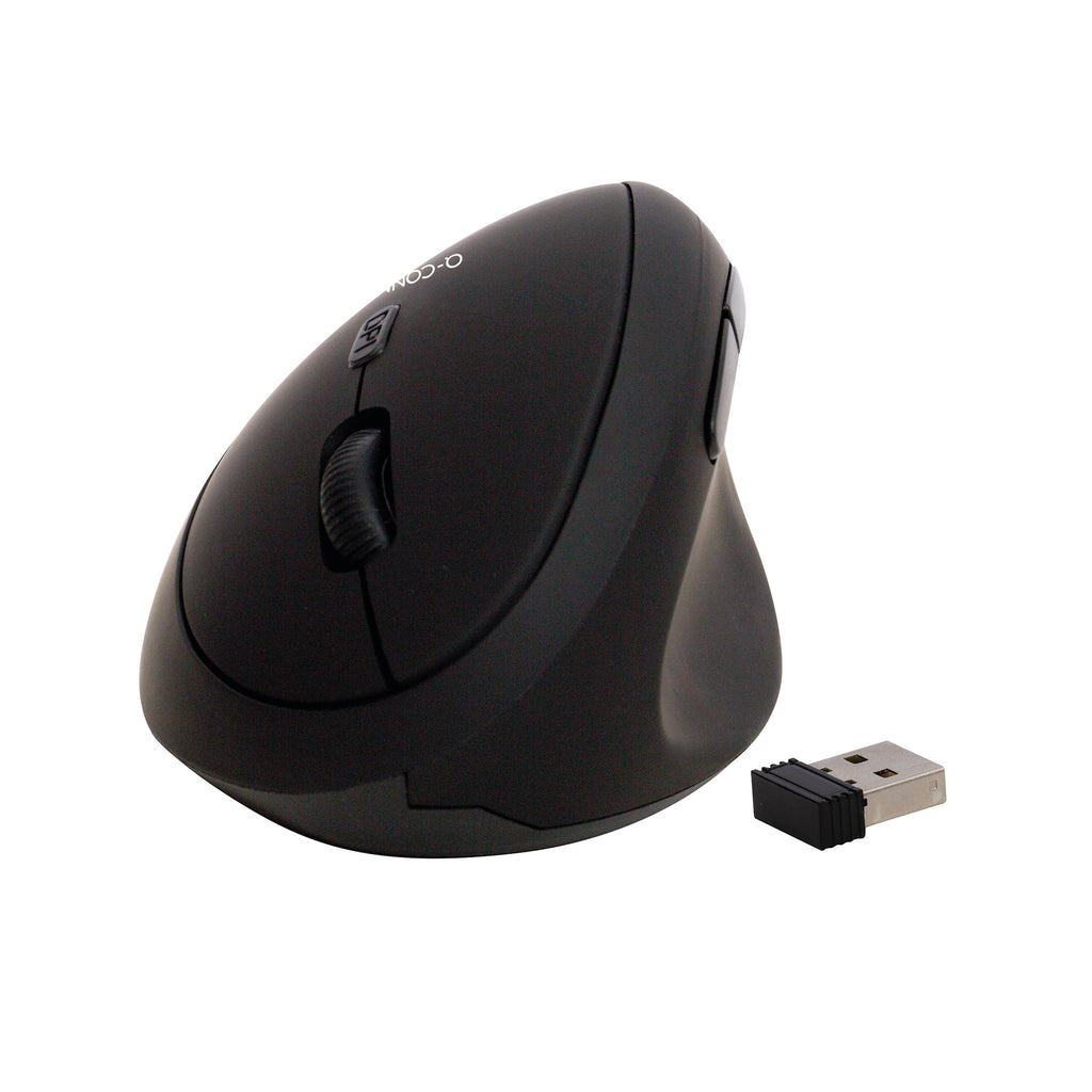 Q-Connect Ergonomic Wireless Vertical Right Handed Mouse Black M004_2