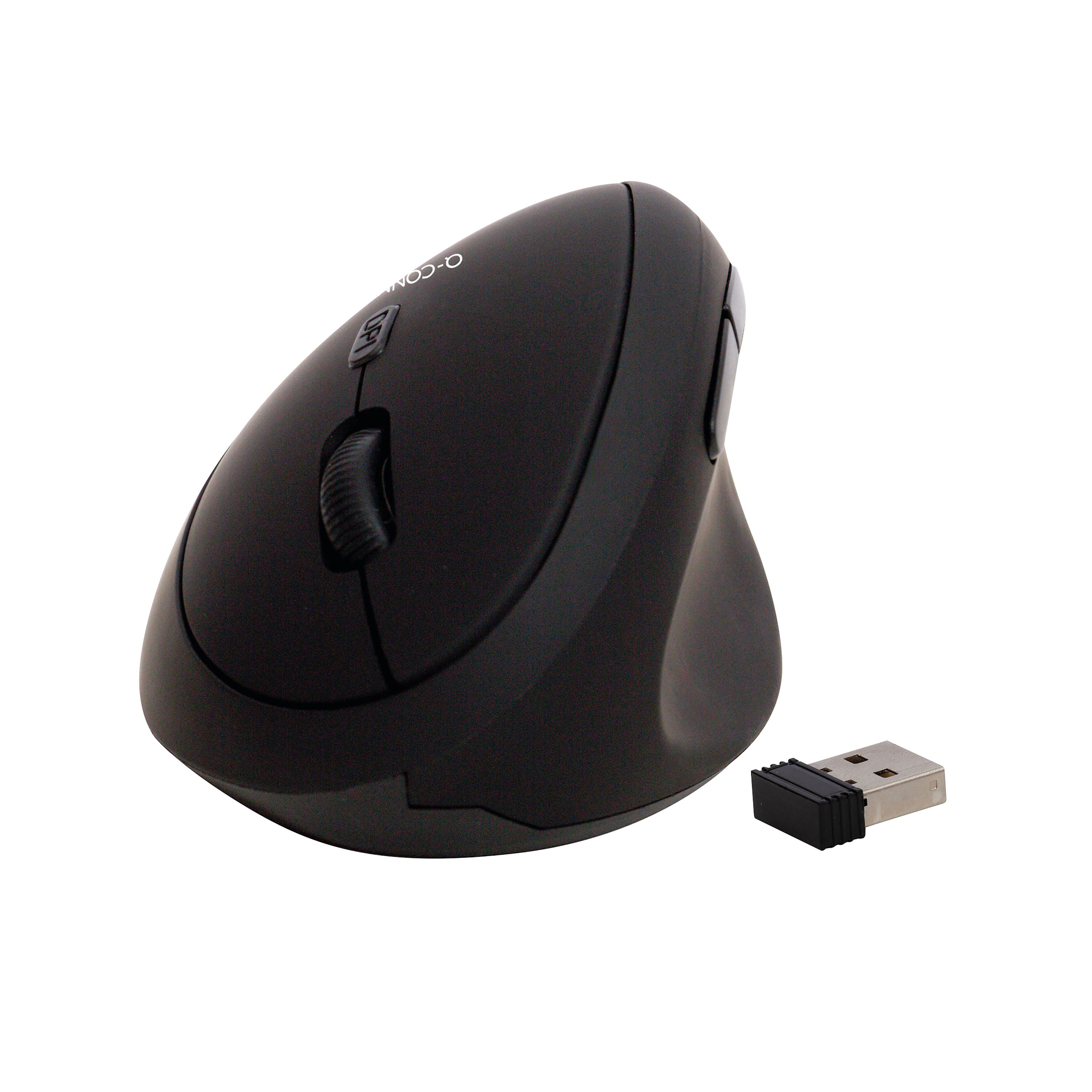 Q-Connect Ergonomic Wireless Vertical Right Handed Mouse Black M004_2