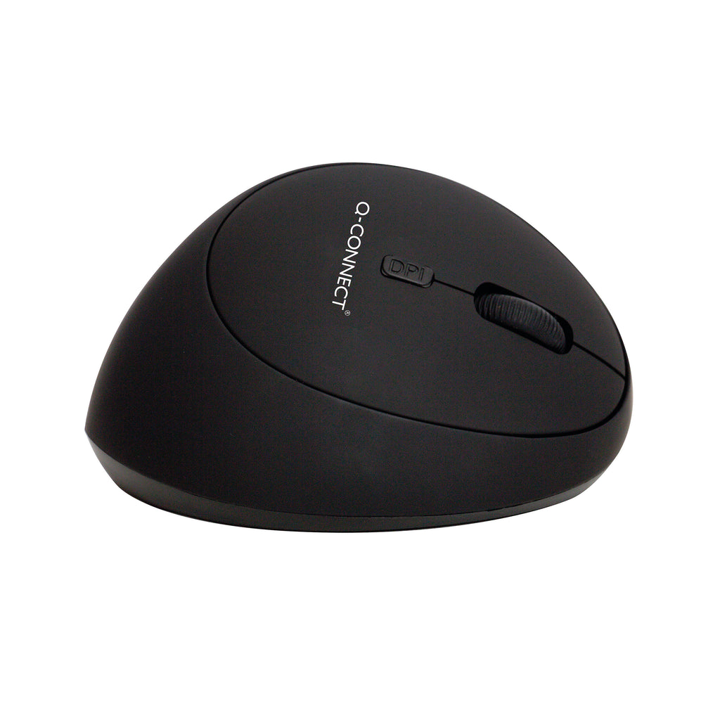 Q-Connect Ergonomic Wireless Vertical Right Handed Mouse Black M004_3
