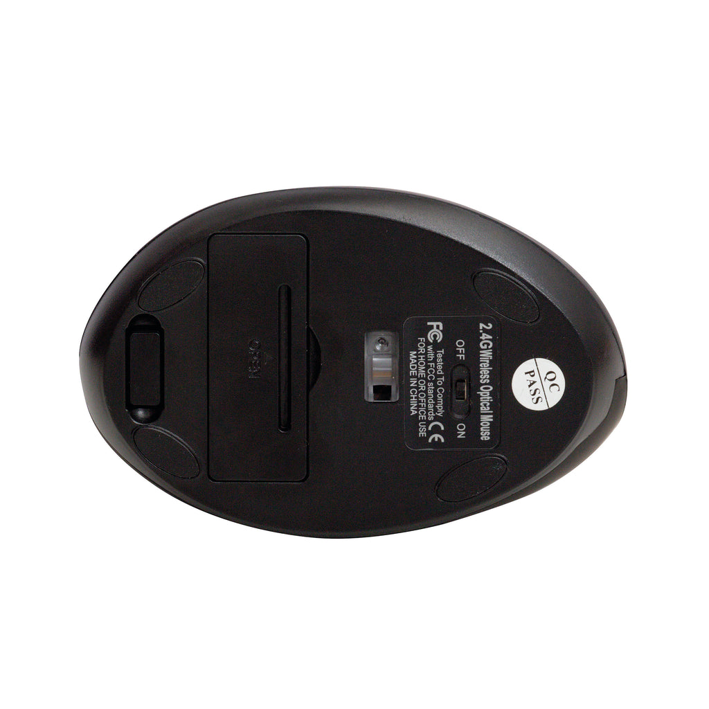 Q-Connect Ergonomic Wireless Vertical Right Handed Mouse Black M004_5