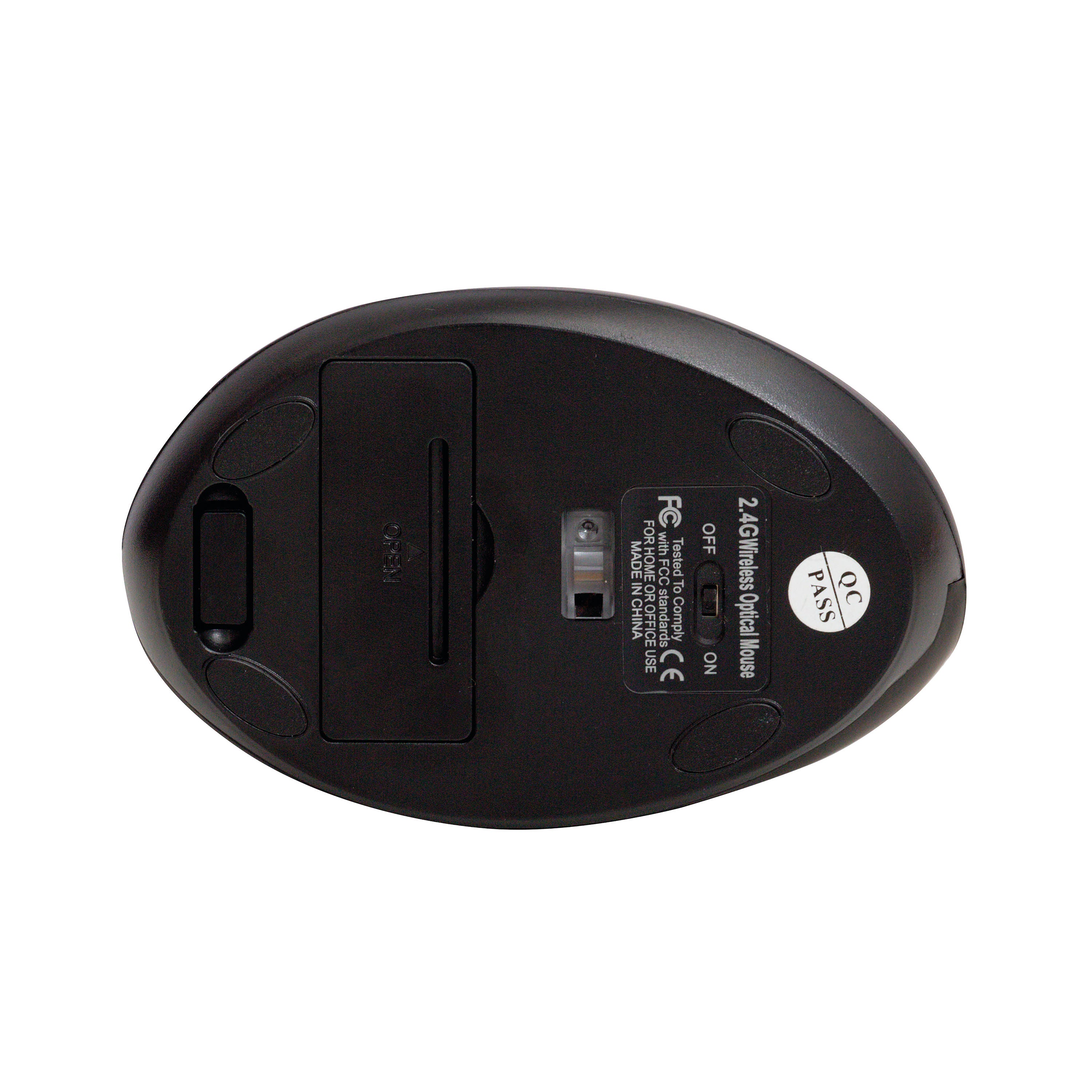 Q-Connect Ergonomic Wireless Vertical Right Handed Mouse Black M004_5