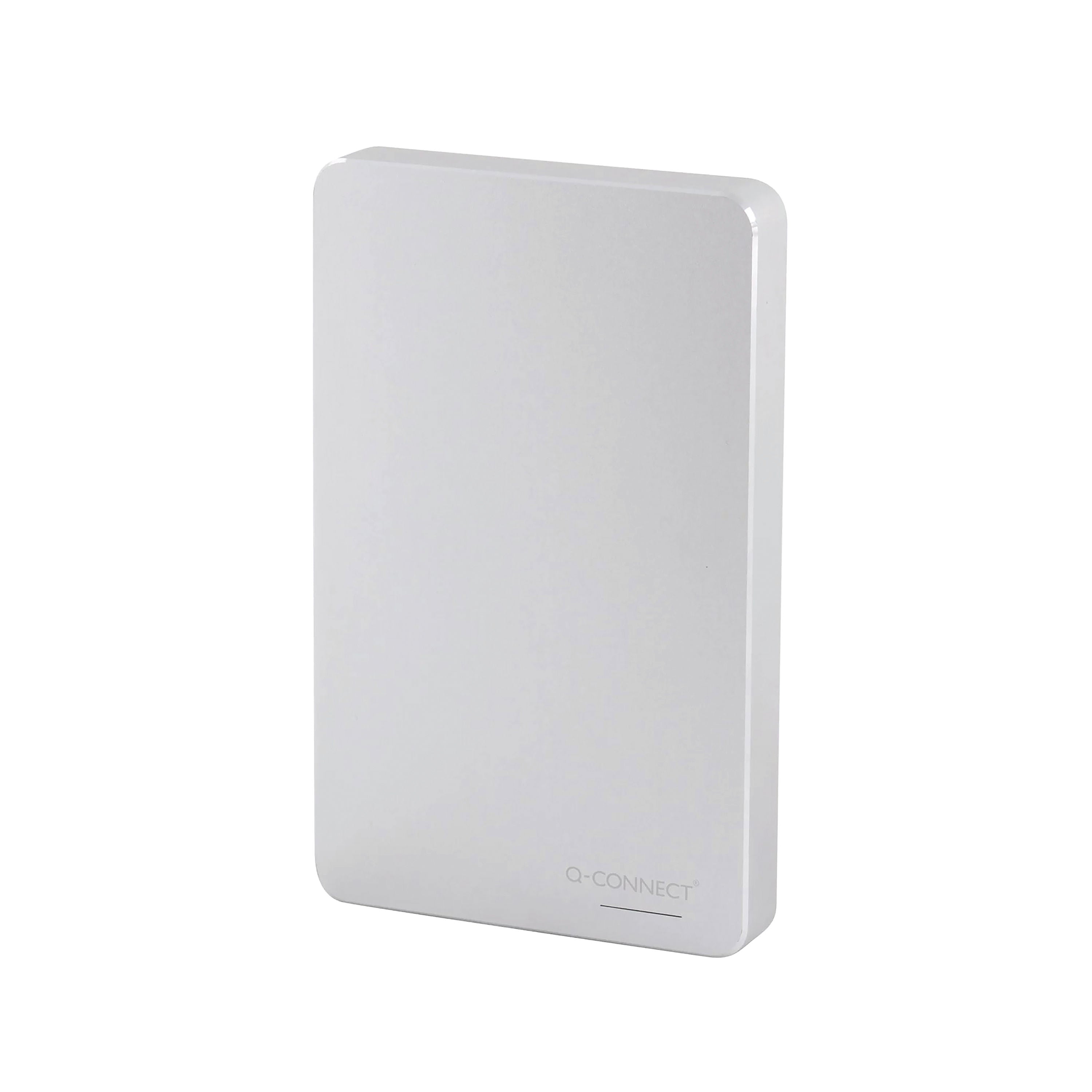 Q-Connect Portable External Hard Drive 1TB with USB Cable Silver KF18083_2