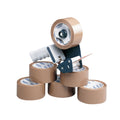 Tape Dispenser with 6 Rolls Polypropylene Tape 50mmx66m (Pack of 6) 9761BDP01