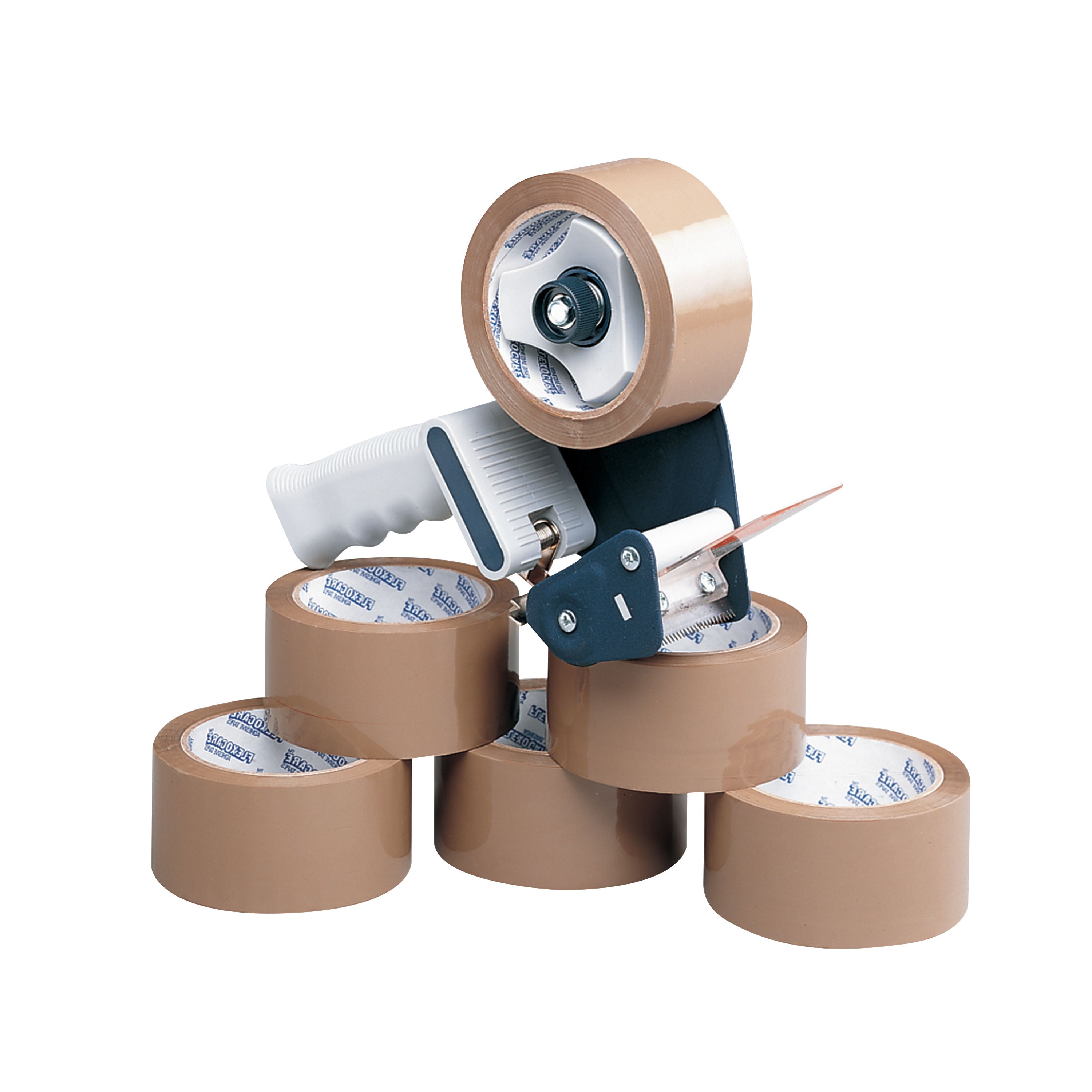 Tape Dispenser with 6 Rolls Polypropylene Tape 50mmx66m (Pack of 6) 9761BDP01