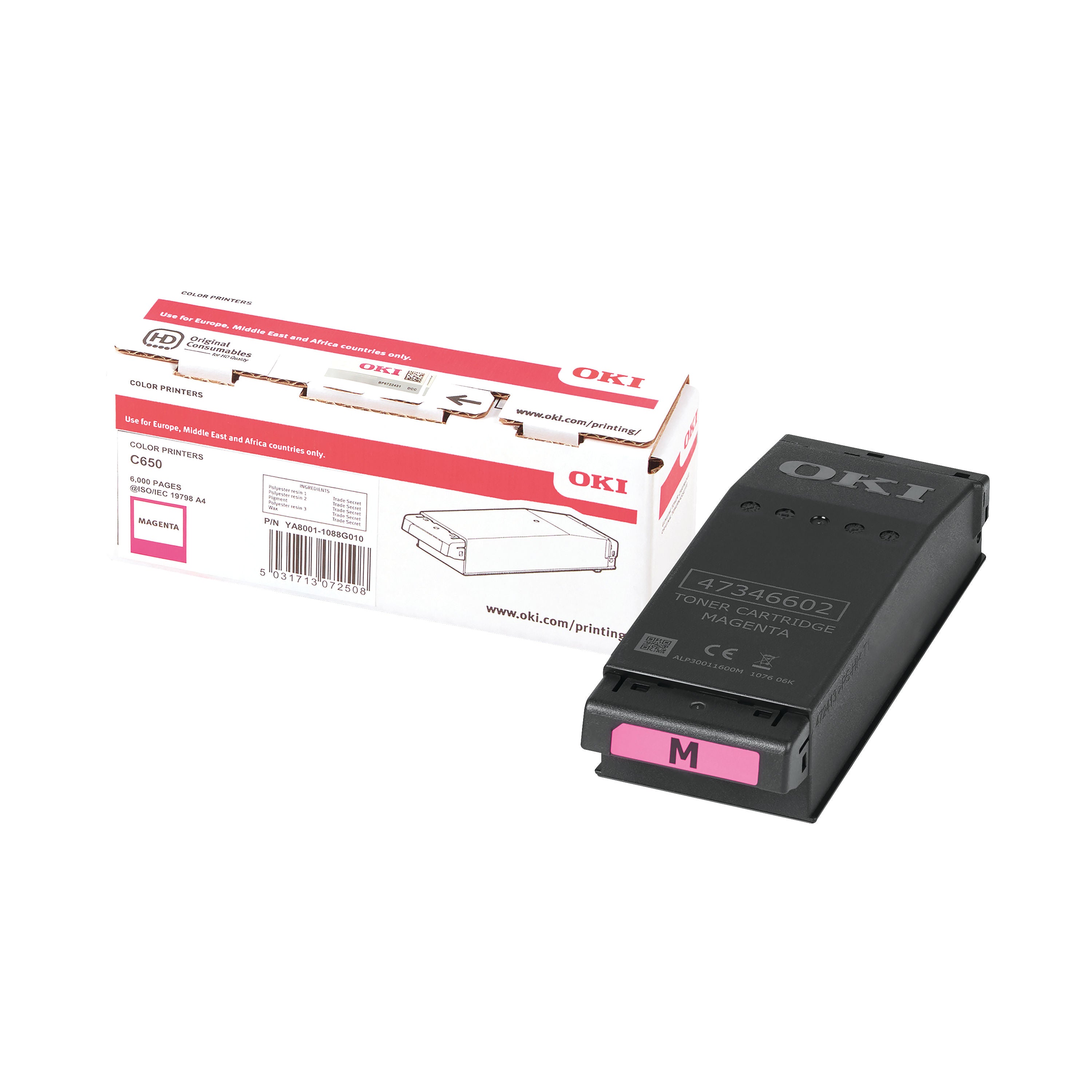 Oki C650 6K Toner Cartridge Magenta 09006128_2