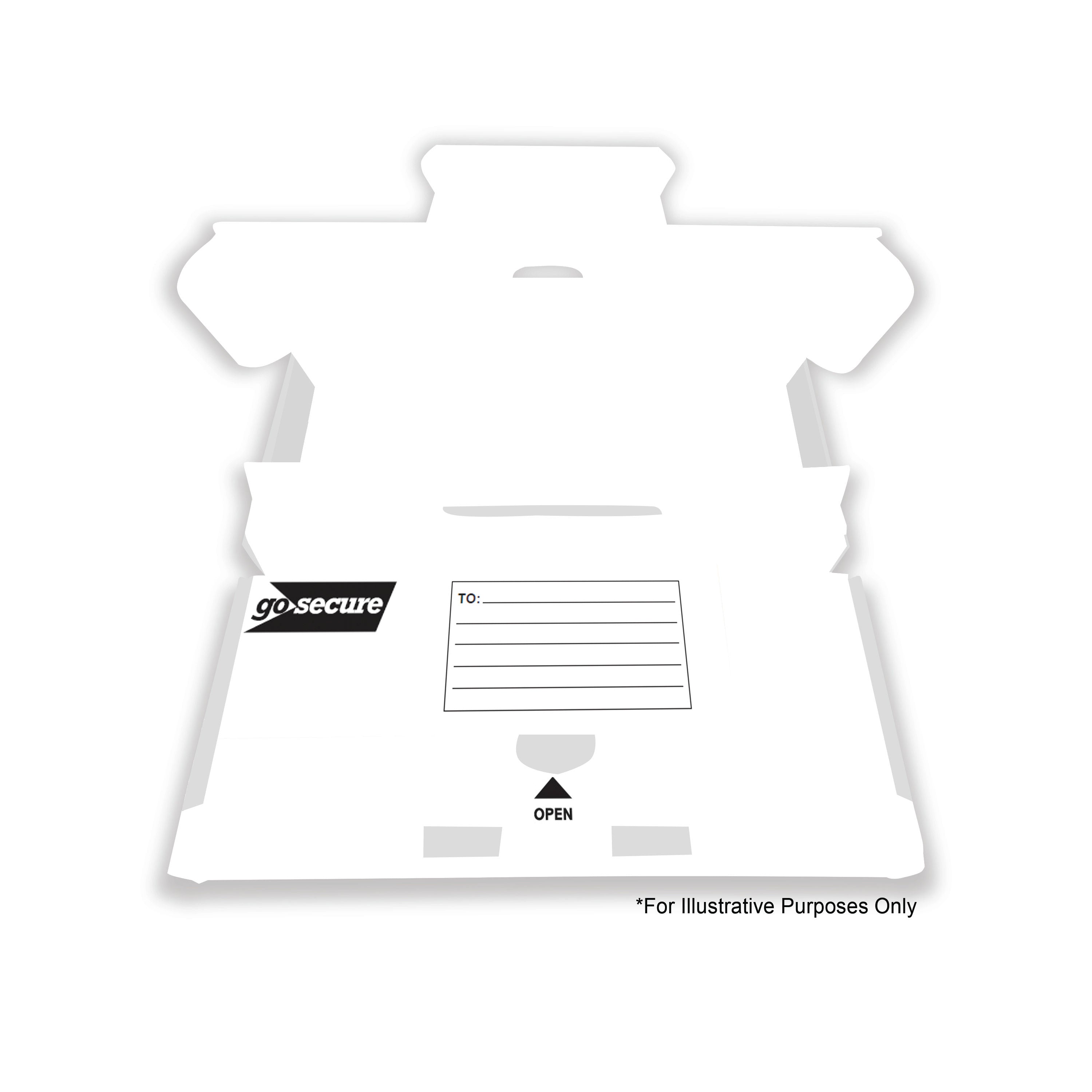 Go Secure E-Letterbox 260x110x30mm 100 Per Cent Recyclable PB10242
