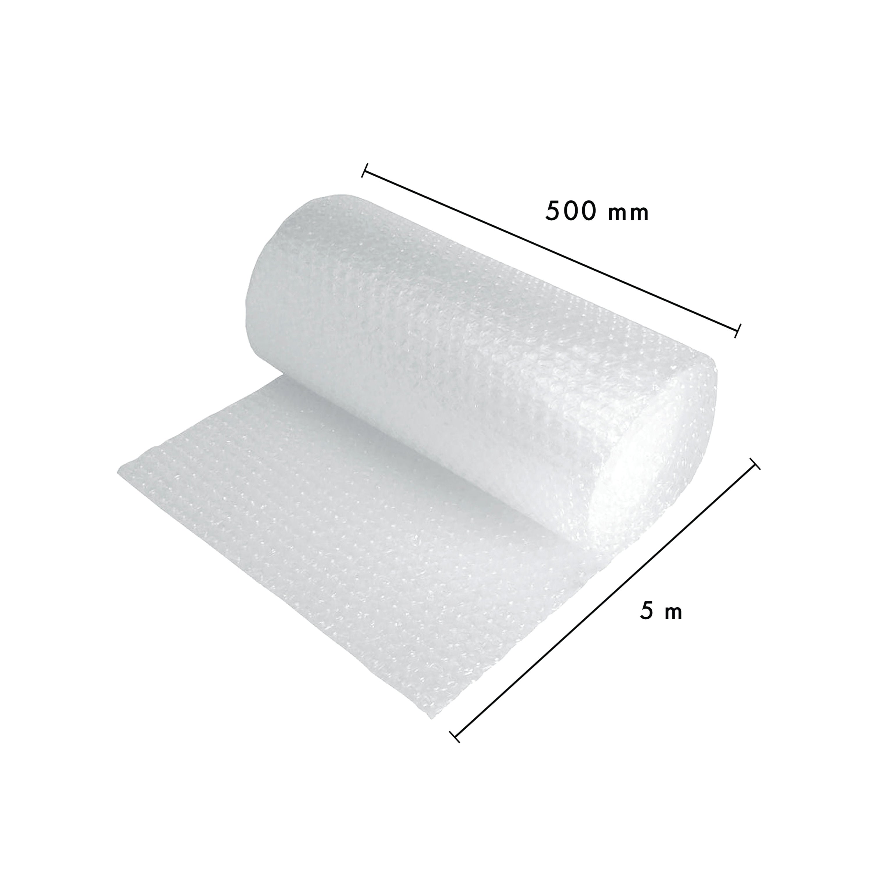 Go Secure by 5 Star Bubble Wrap Rolls 500mm x 5m Transparent PB10605_2