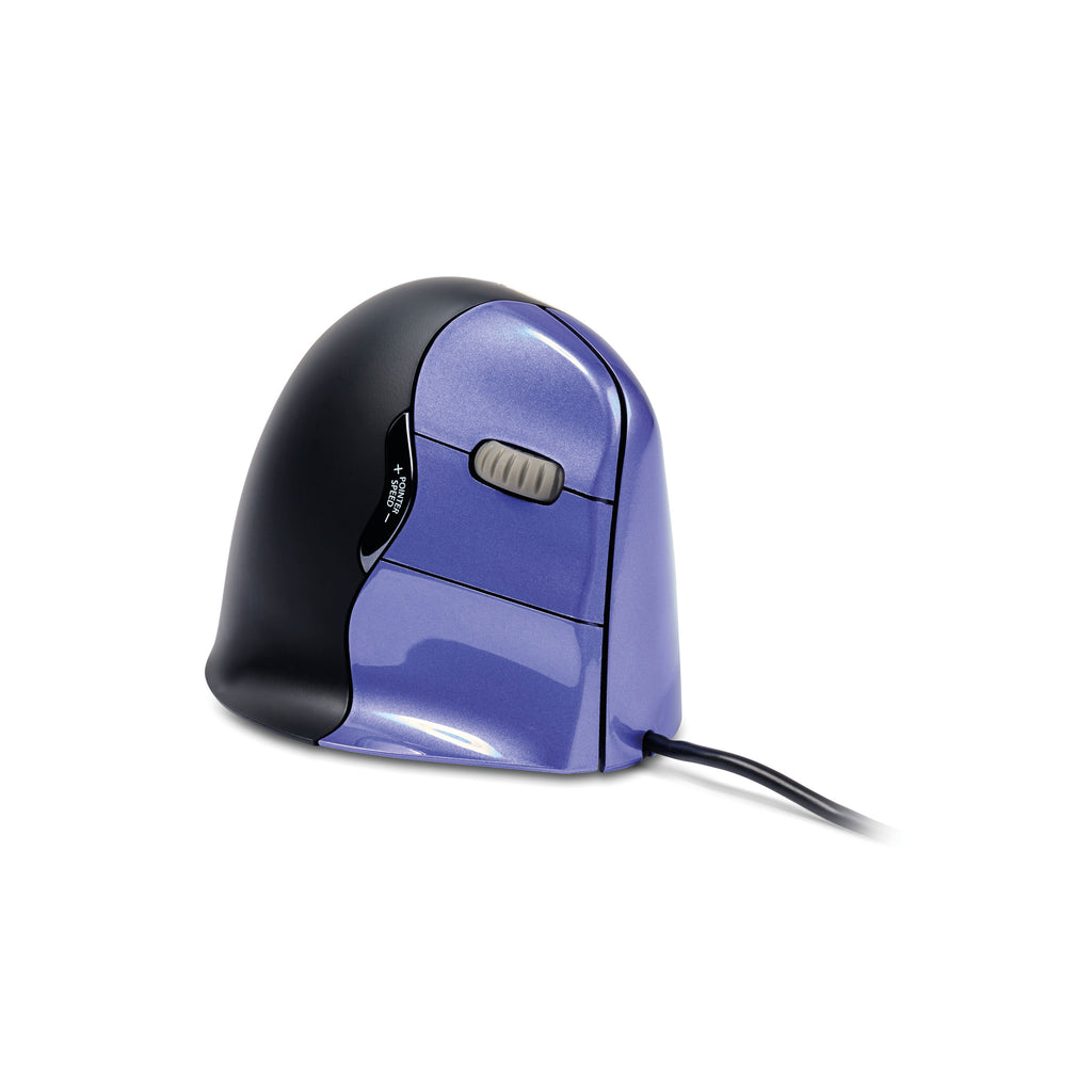 BakkerElkhuizen Evoluent 4 Small Wired Right Handed Vertical Mouse Black/Purple BNEEVR4S_5