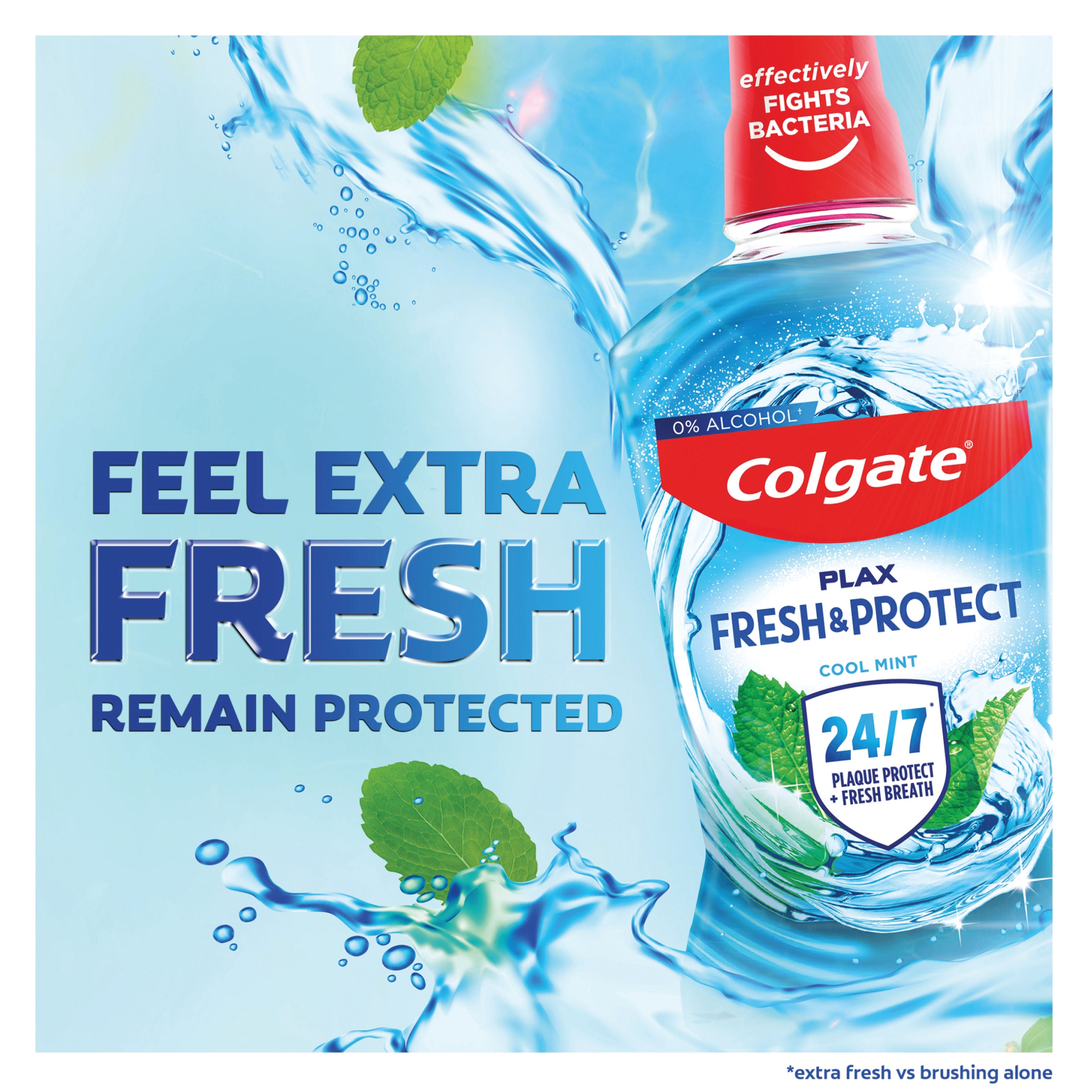 Colgate Plax Mouthwash Coolmint 250ml (Pack of 6) 757114_4