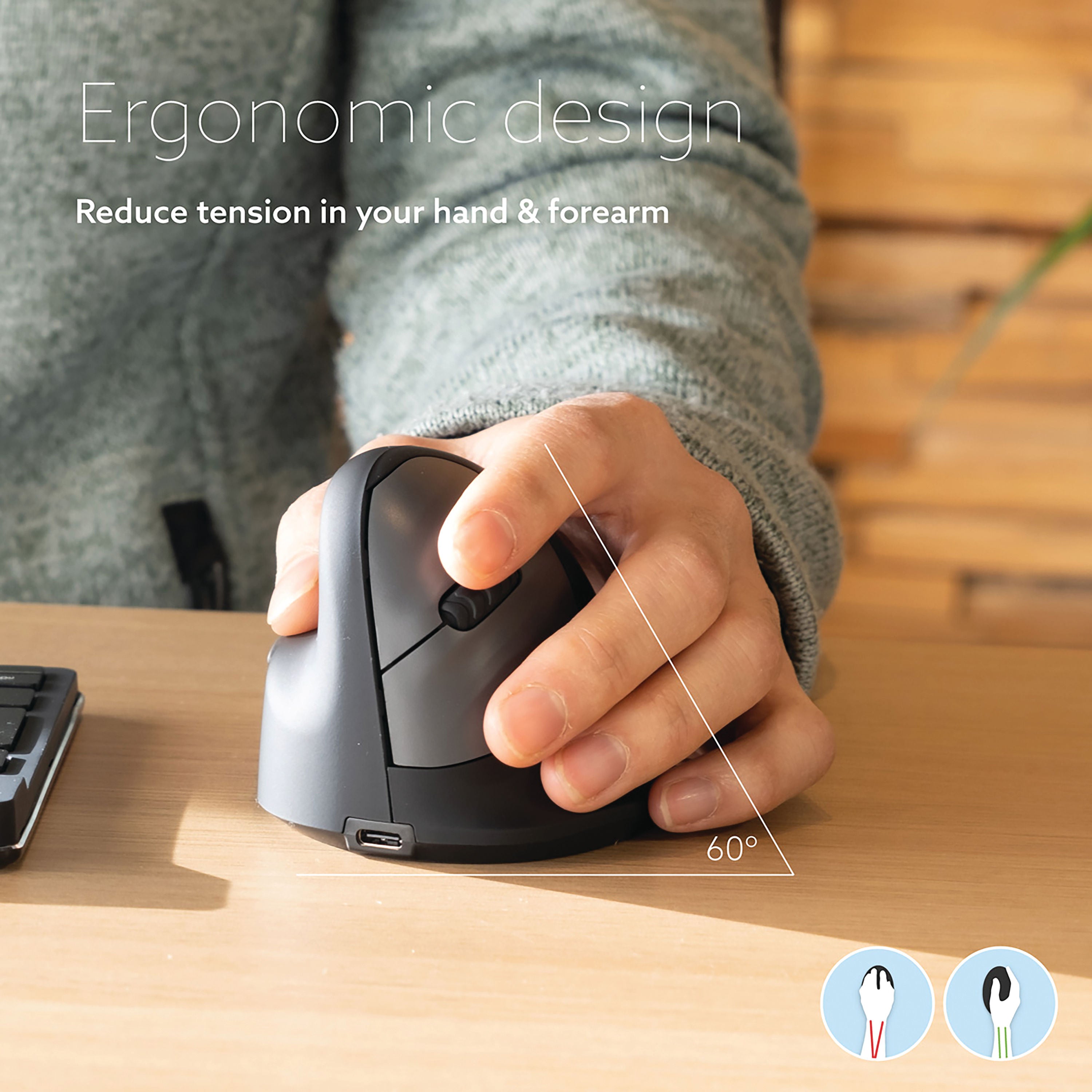 R-Go HE Break Vertical Wired Mouse Left Hand Medium RGOHELE_2