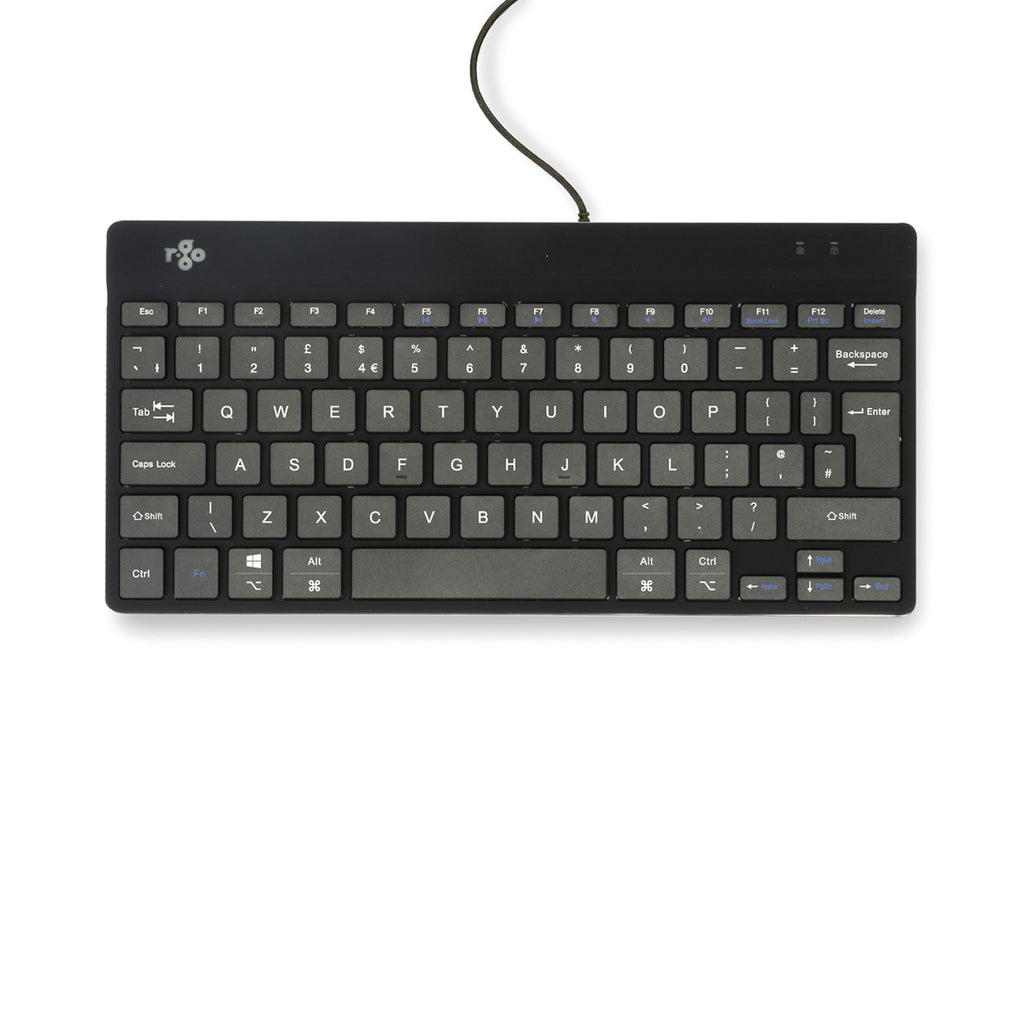 R-Go Compact Break Keyboard Wired Black UK QWERTY RGOCOUKWDBL_2