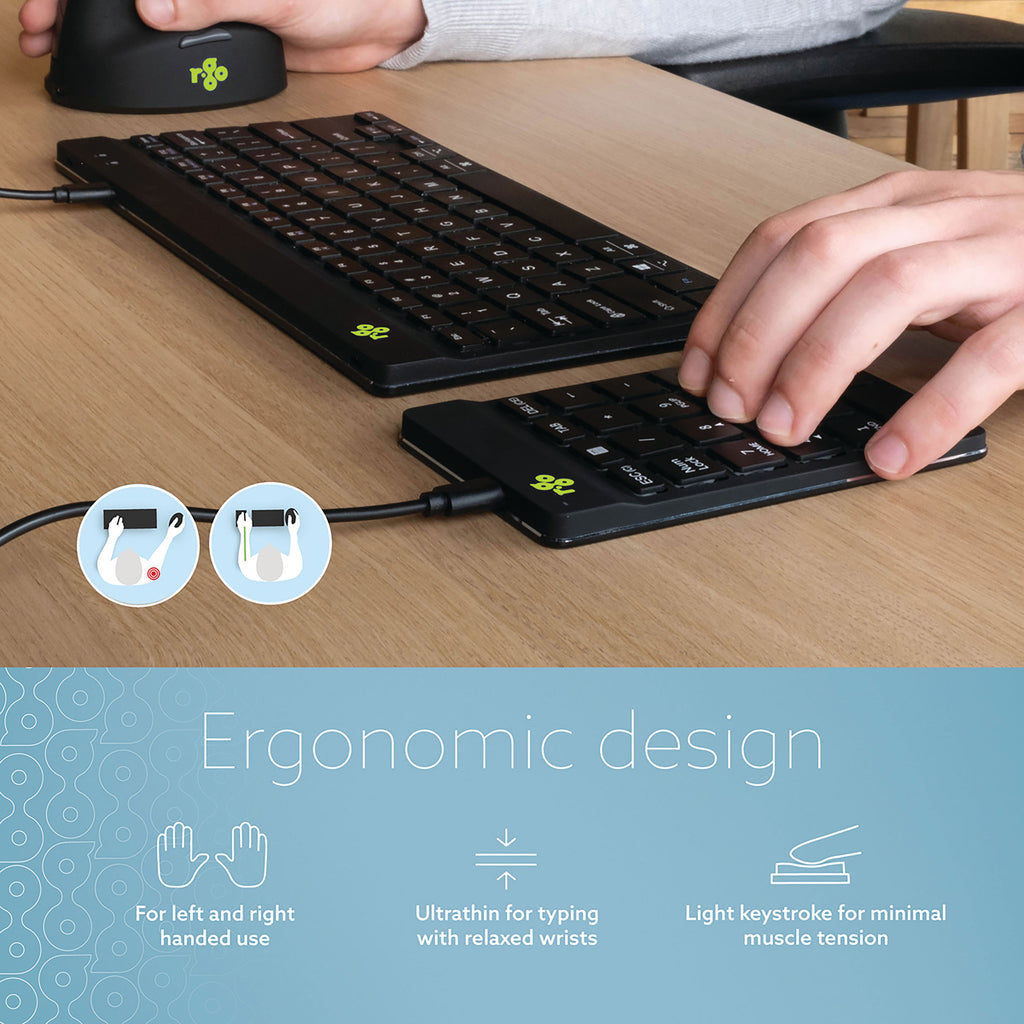 R-Go Numpad Break Numeric Keypad Wired Black RGOCONMWDBL_2