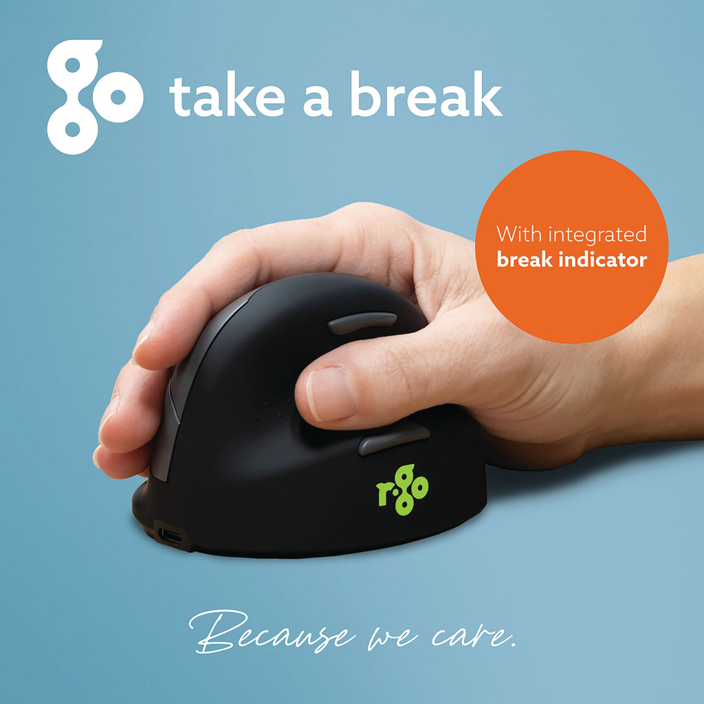 R-Go HE Break Ergonomic Wireless Mouse Right Hand Small Black RGOHBRSWLBL_4