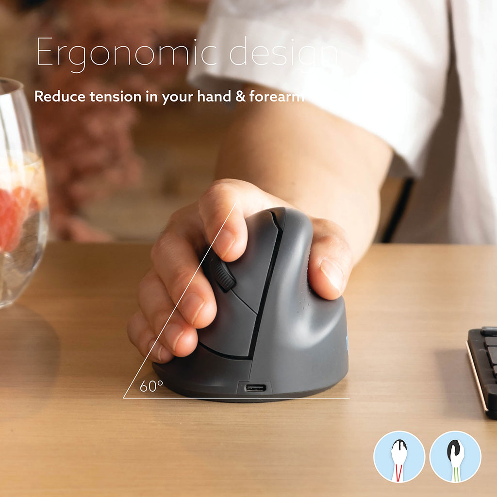 R-Go HE Basic Vertical Wireless Mouse Right Hand Medium RGOHEBAMRWL_3