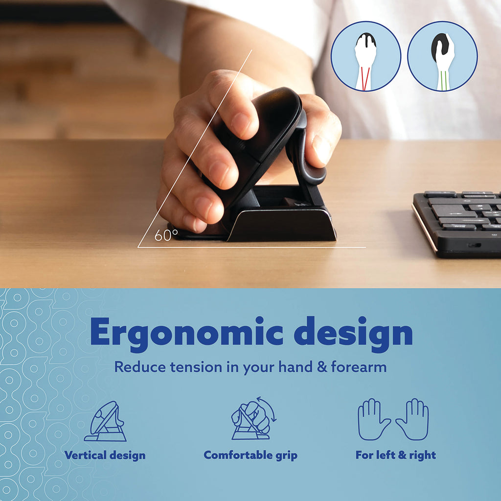 R-Go Twister Ambidexter Ergo Mouse RGOTWBMWLBL_5