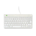 R-Go Compact Break Keyboard Wired White UK QWERTY RGOCOUKWDWH