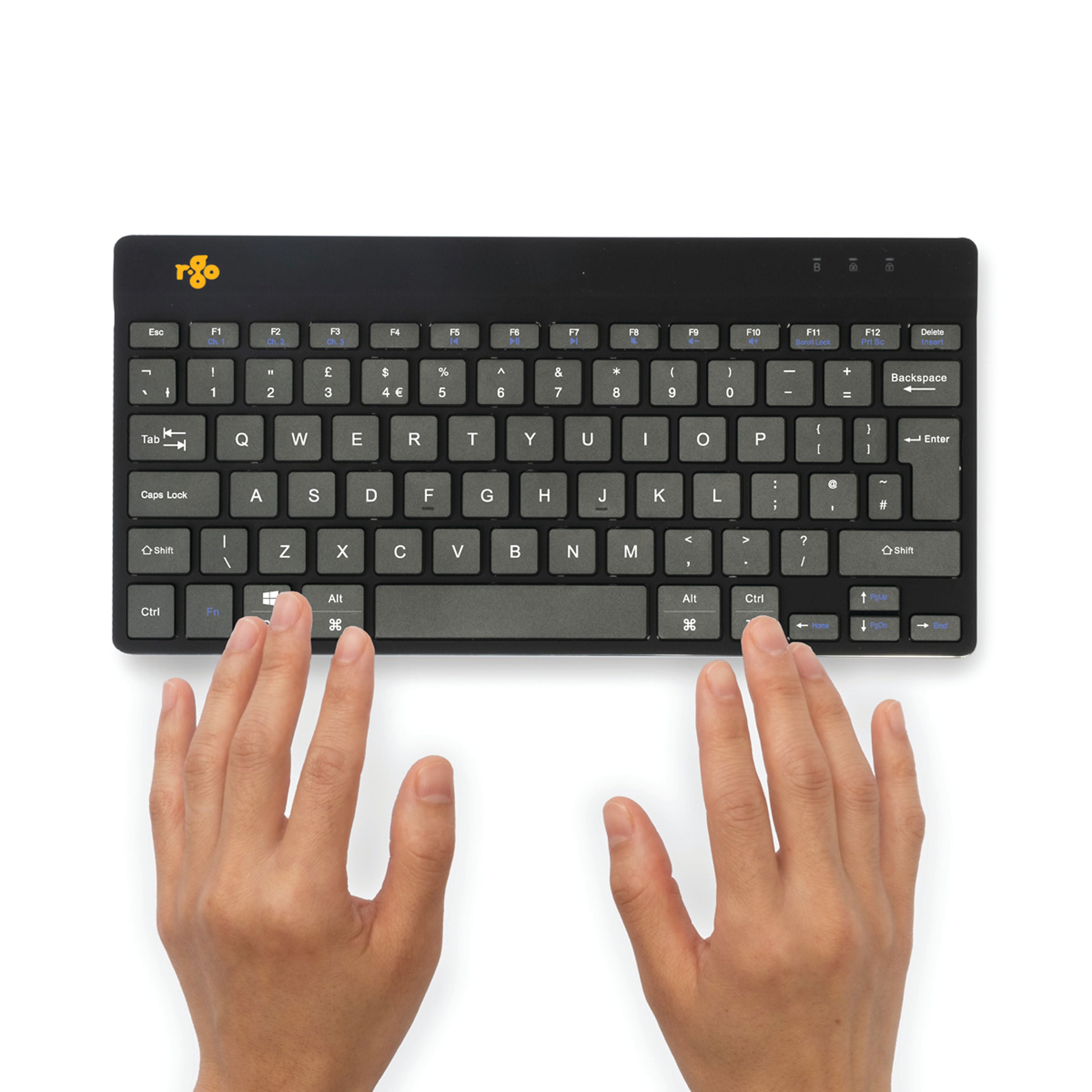 R-Go Compact Break Wireless Keyboard QWERTY UK Black RGOCOUKWLBL_3