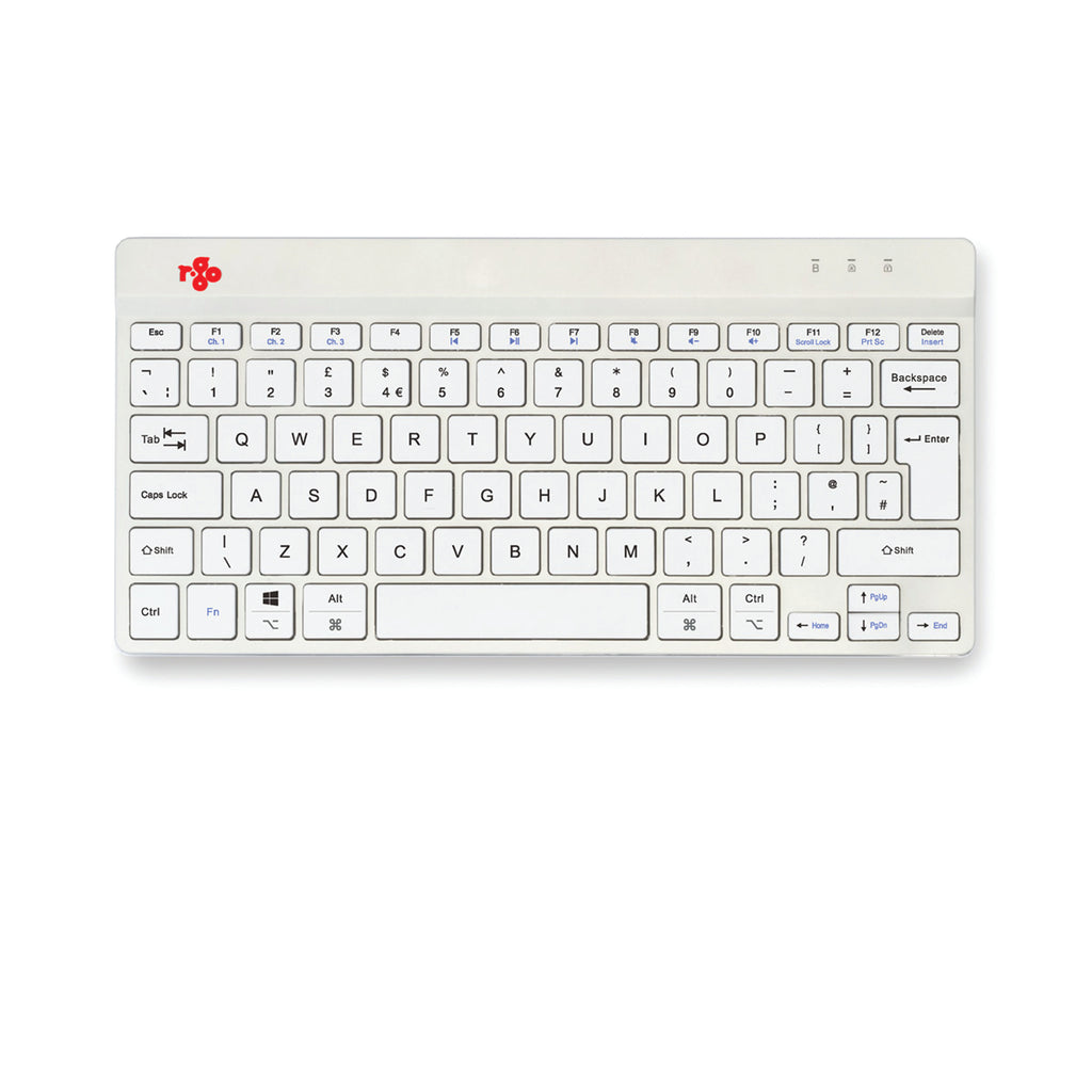R-Go Compact Break Keyboard Wireless White UK QWERTY RGOCOUKWLWH_3