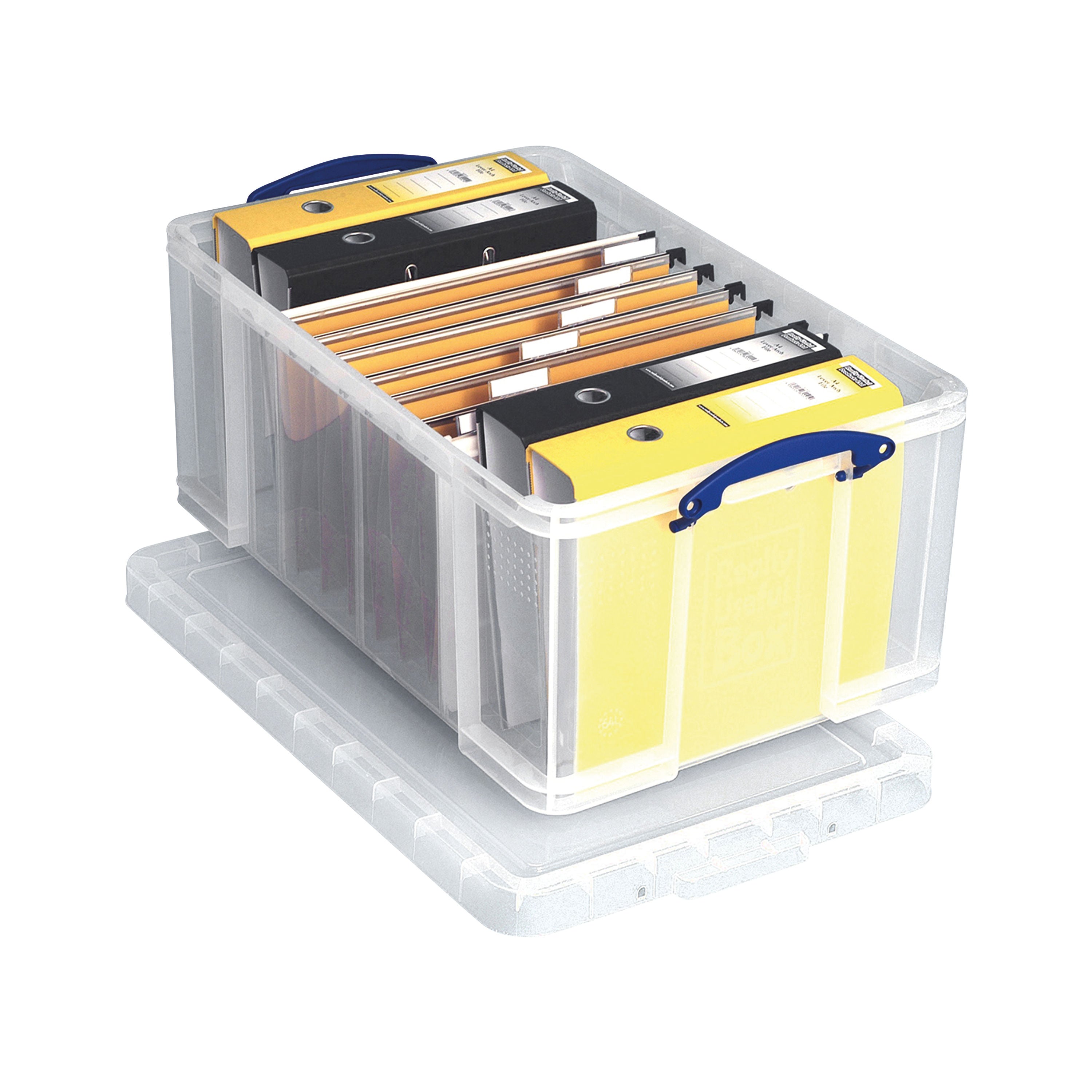 Really Useful 64 Litre Plastic Storage Box 710x440x310mm Clear 64C
