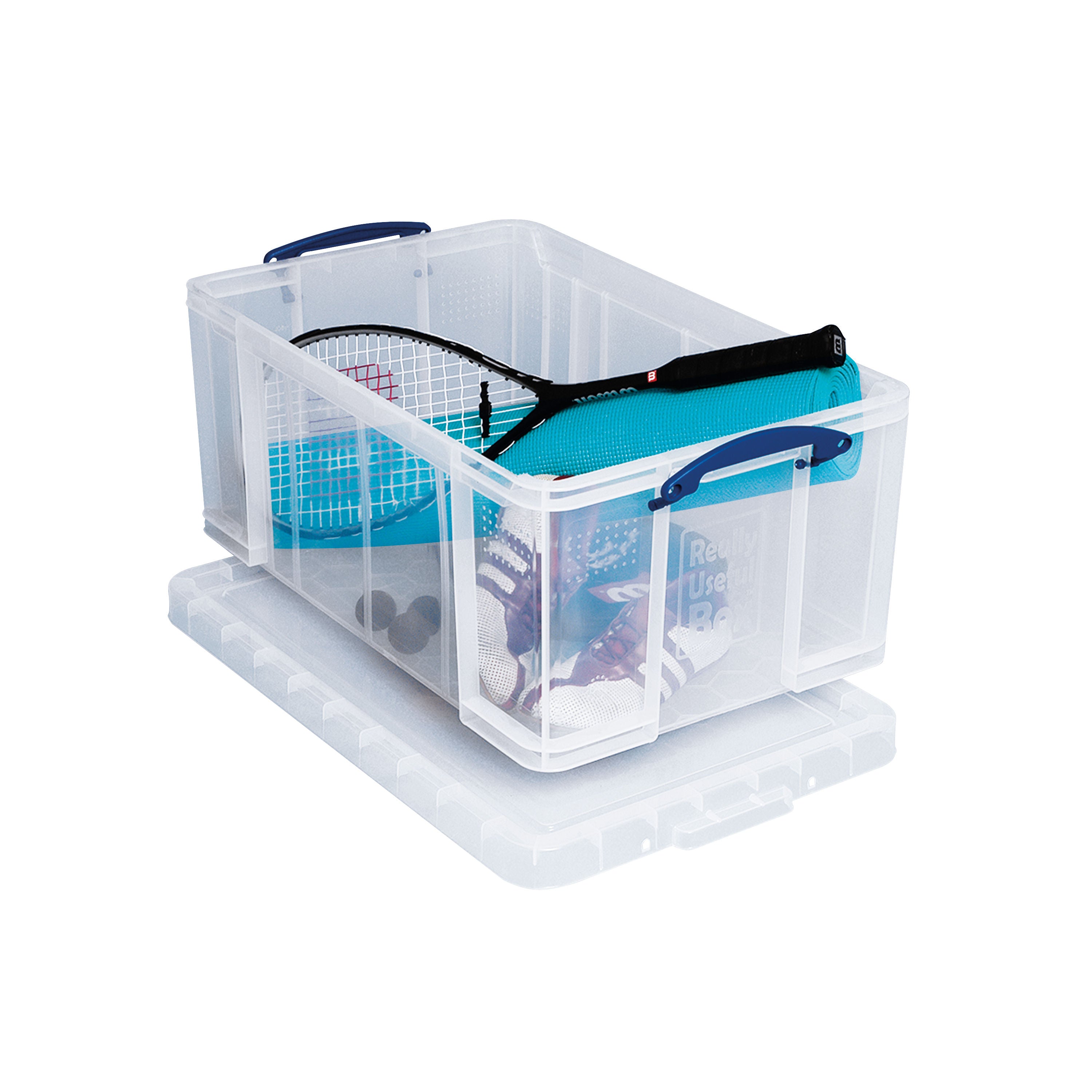 Really Useful 64 Litre Plastic Storage Box 710x440x310mm Clear 64C_2