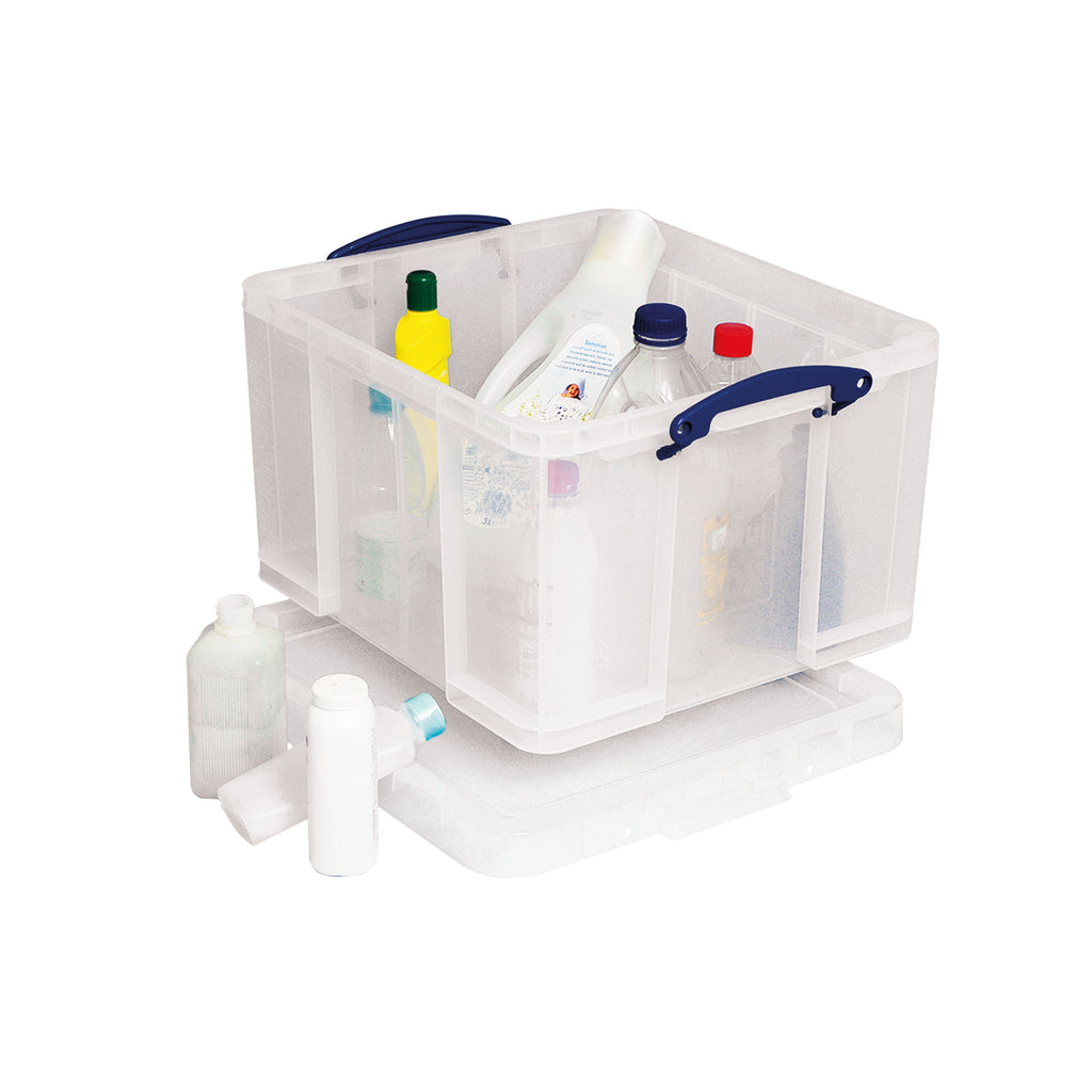 Really Useful 42L Plastic Storage Box W520xD440xH310mm Clear HBC_2